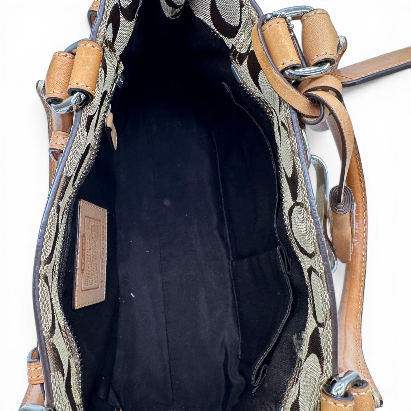 Sac à main vintage Coach 8K06 Hampton Clip