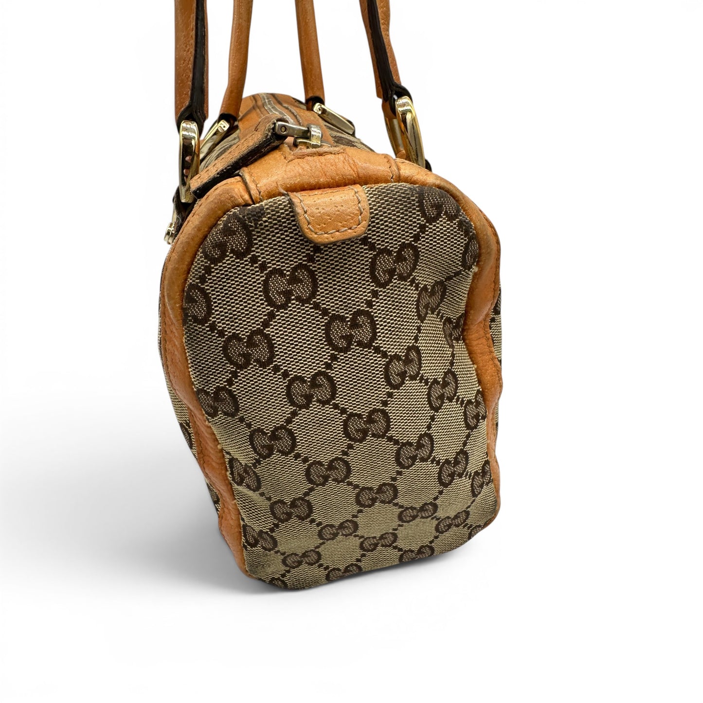 Vintage Gucci Bamboo Monogram Große Tragetasche Schultertasche