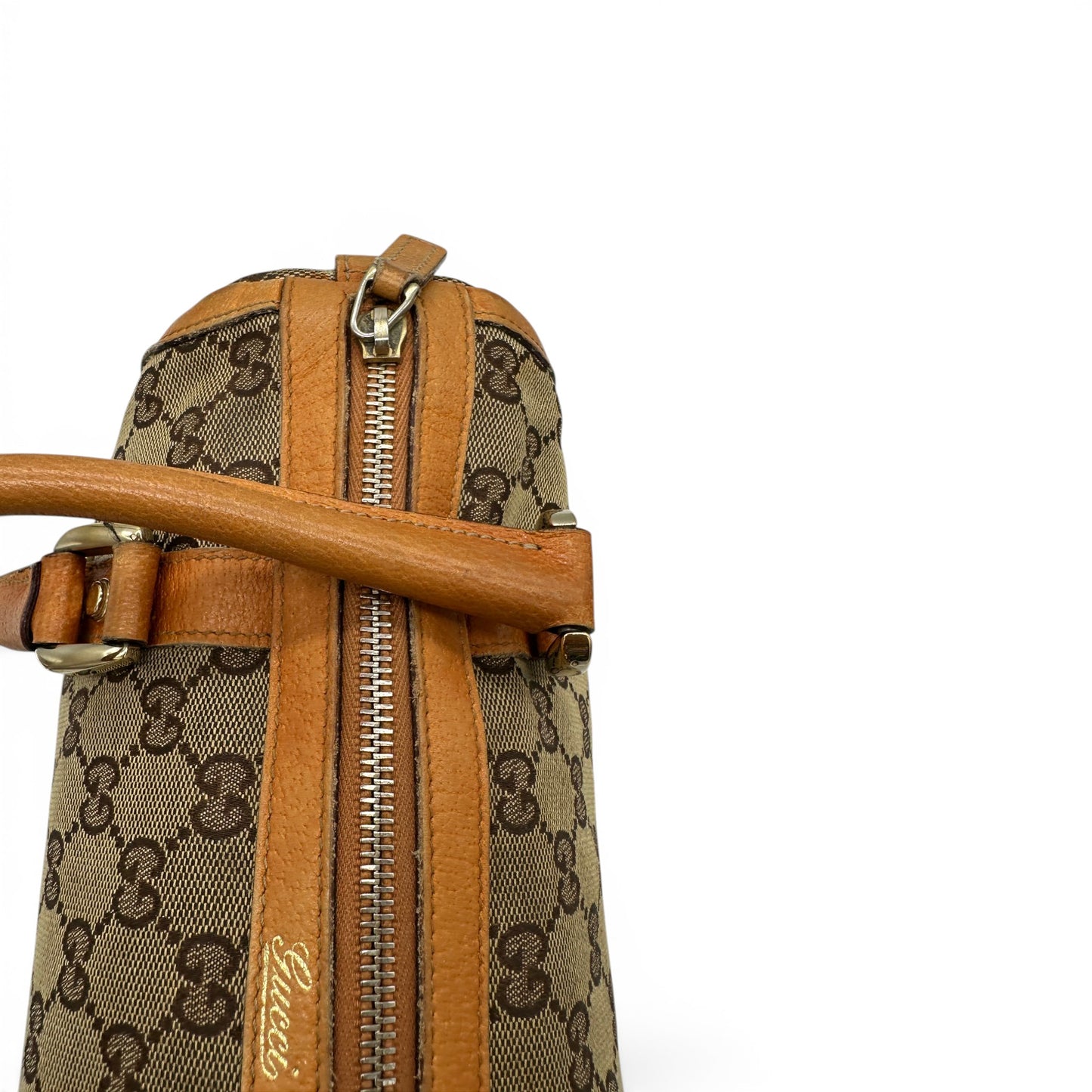 Vintage Gucci Bamboo Monogram Große Tragetasche Schultertasche