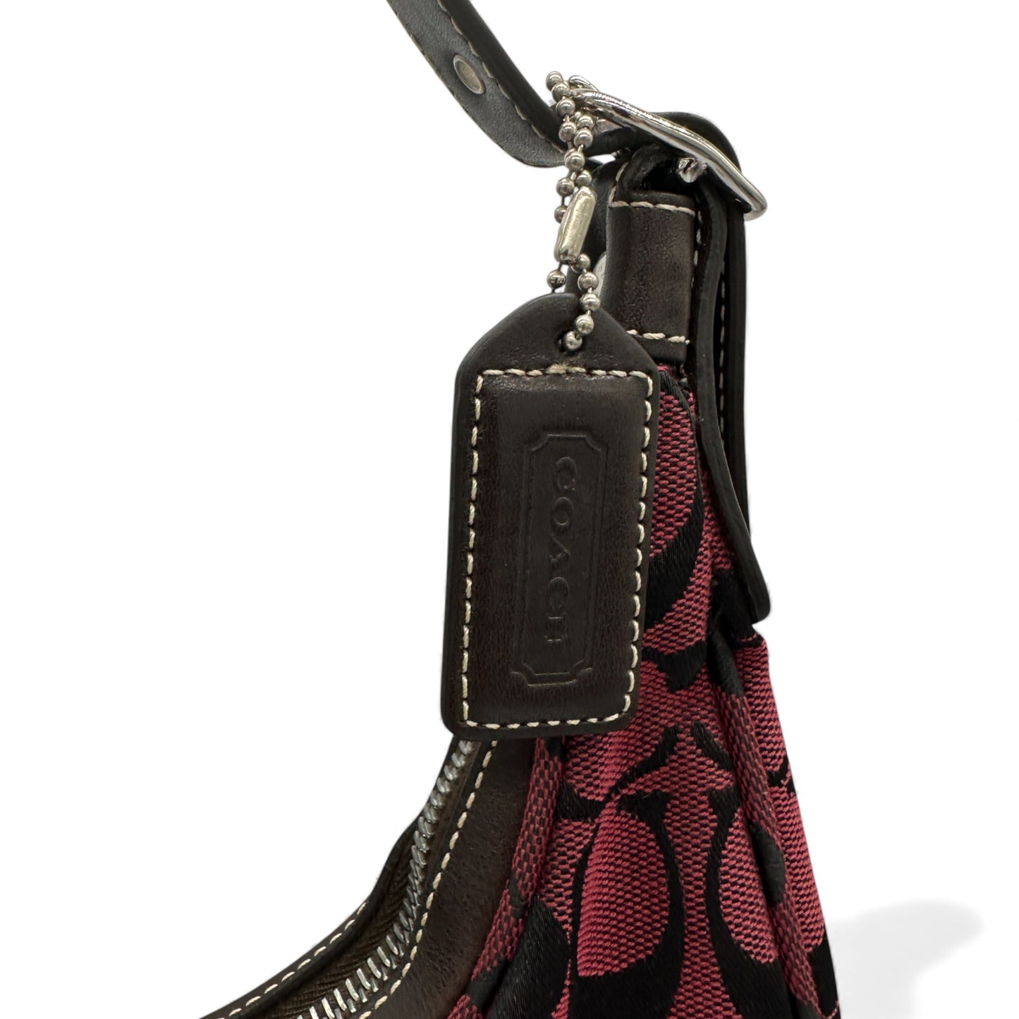 Vintage Coach 6045 Halbmondförmige Schultertasche