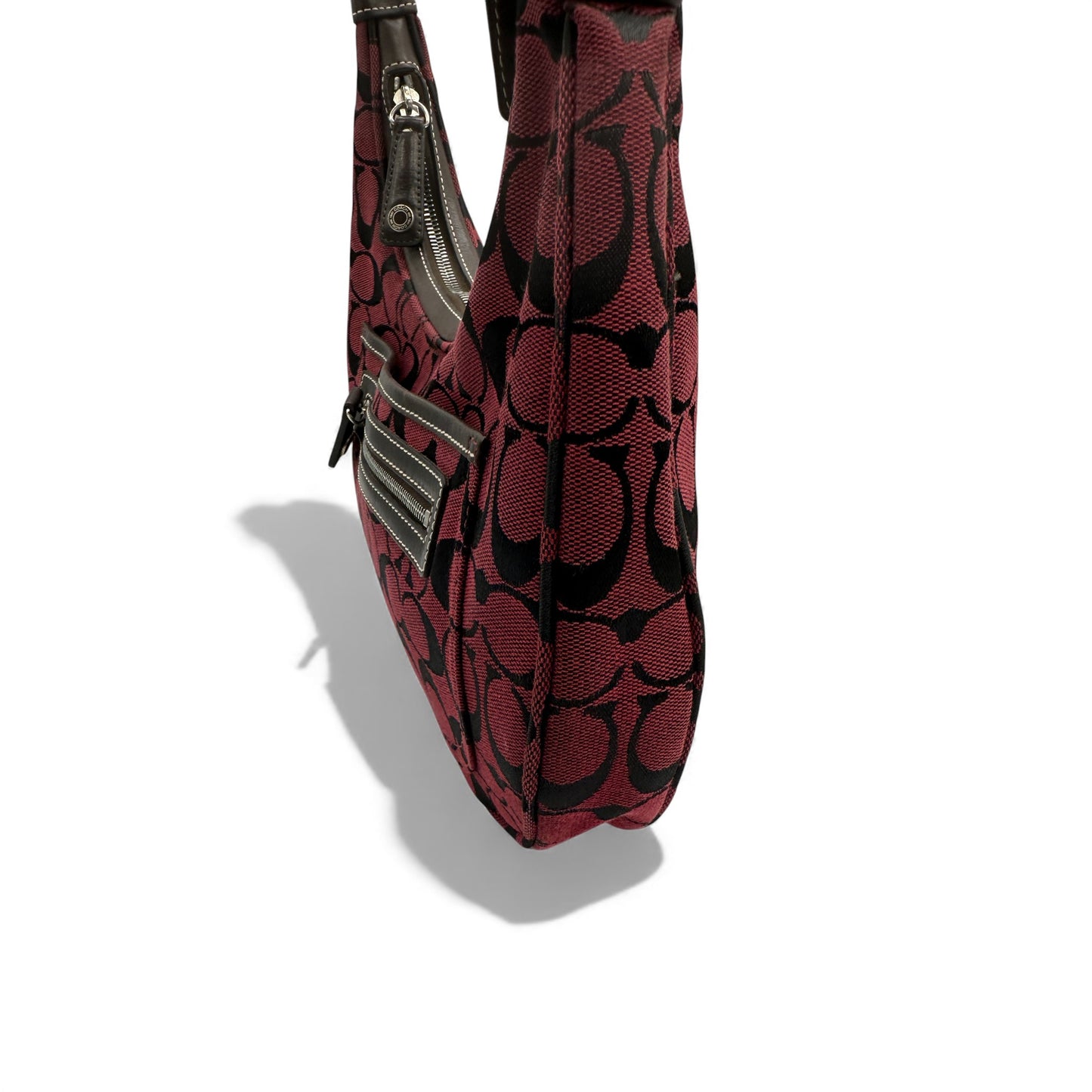 Vintage Coach 6045 Halbmondförmige Schultertasche