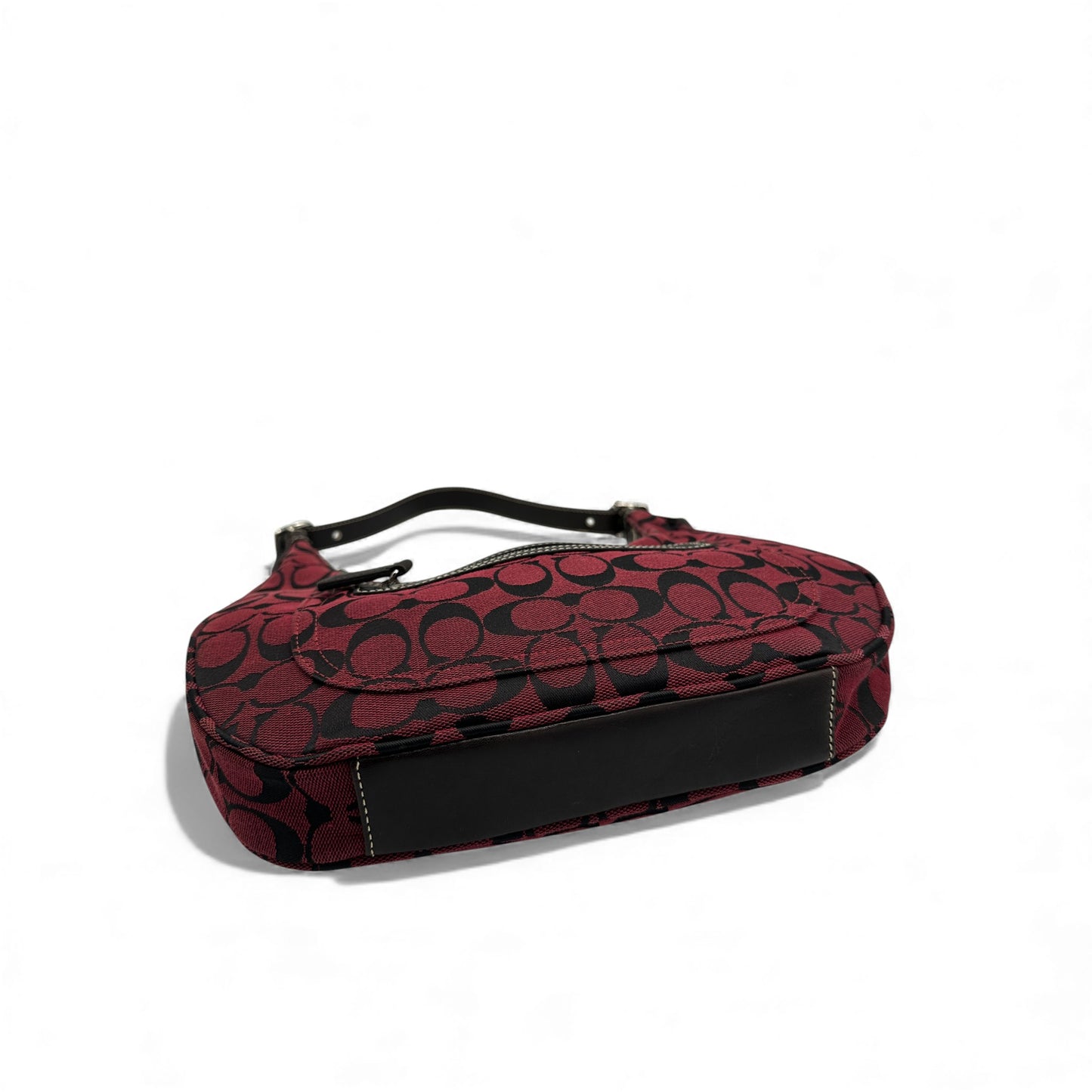 Vintage Coach 6045 Halbmondförmige Schultertasche