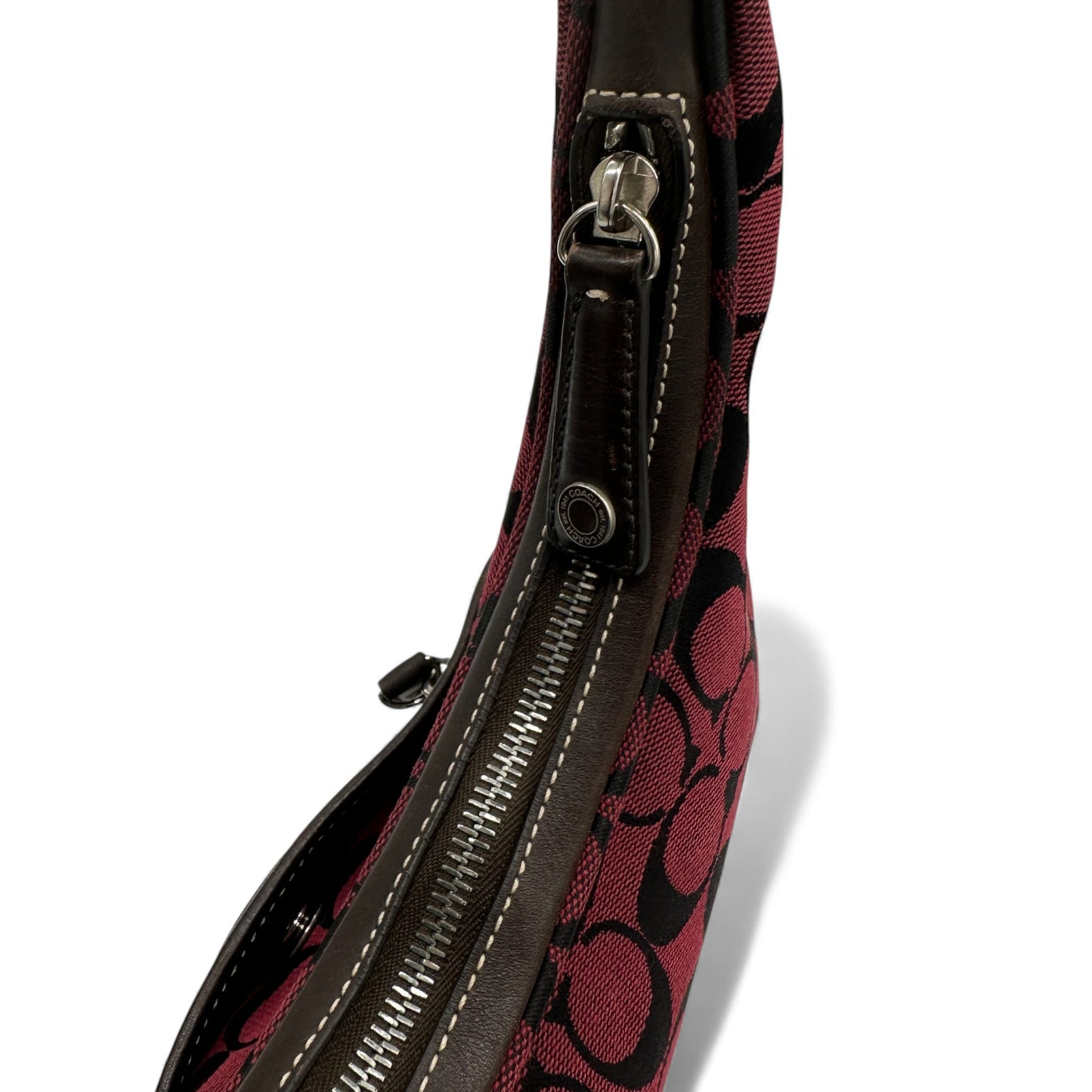 Vintage Coach 6045 Halbmondförmige Schultertasche