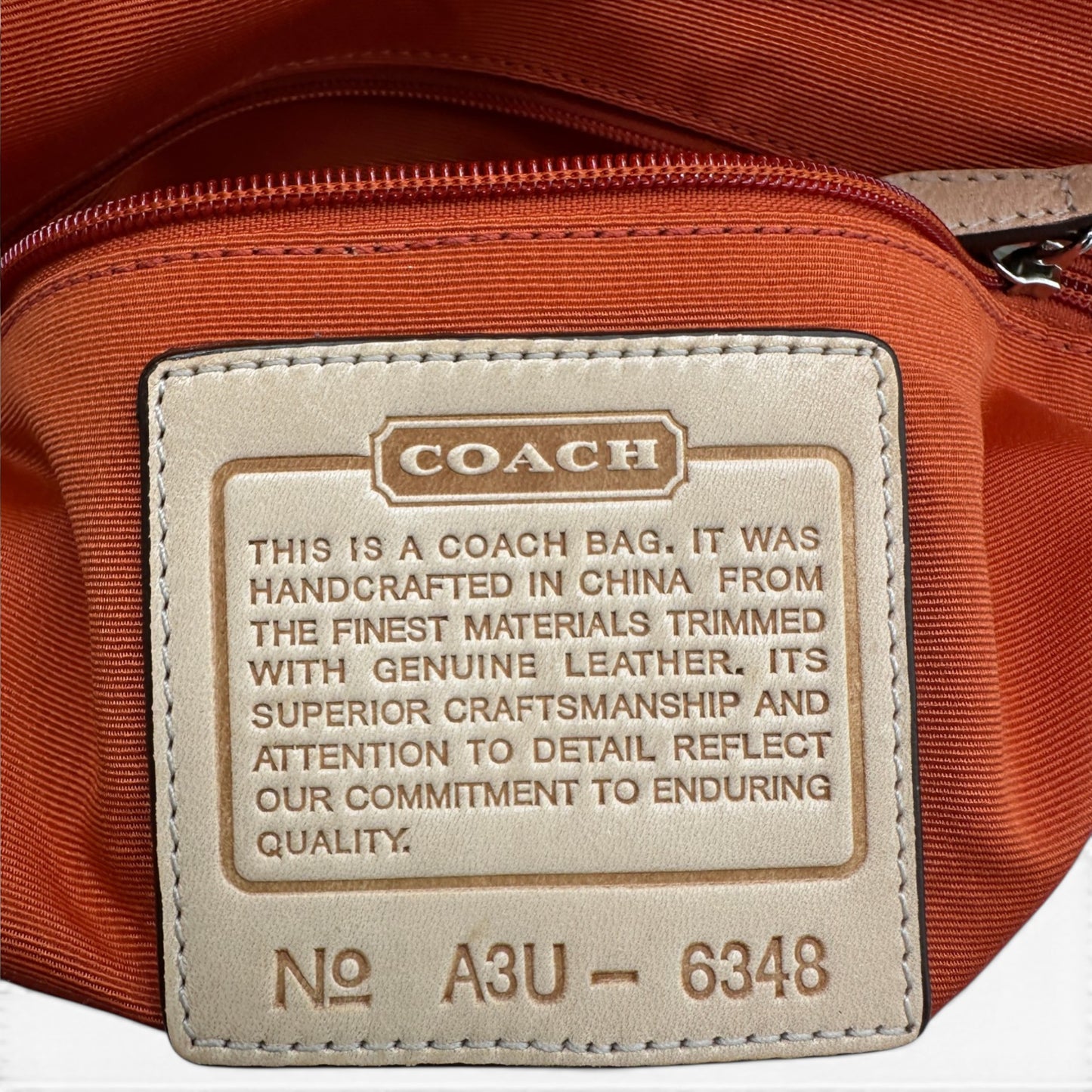 Vintage Coach 6348 Hampton Clip Schultertasche