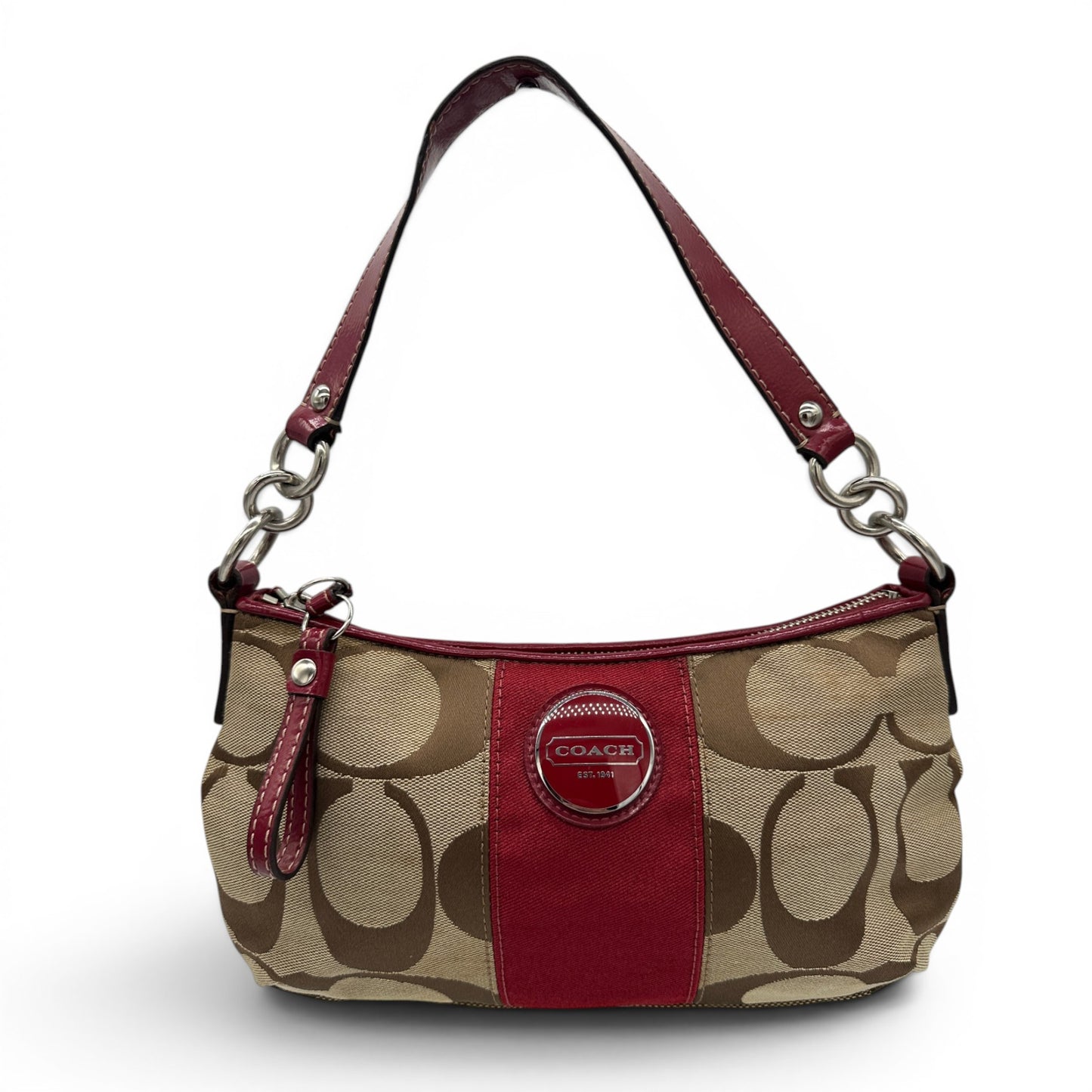 SELTENE Vintage Coach F17439 Schultertasche