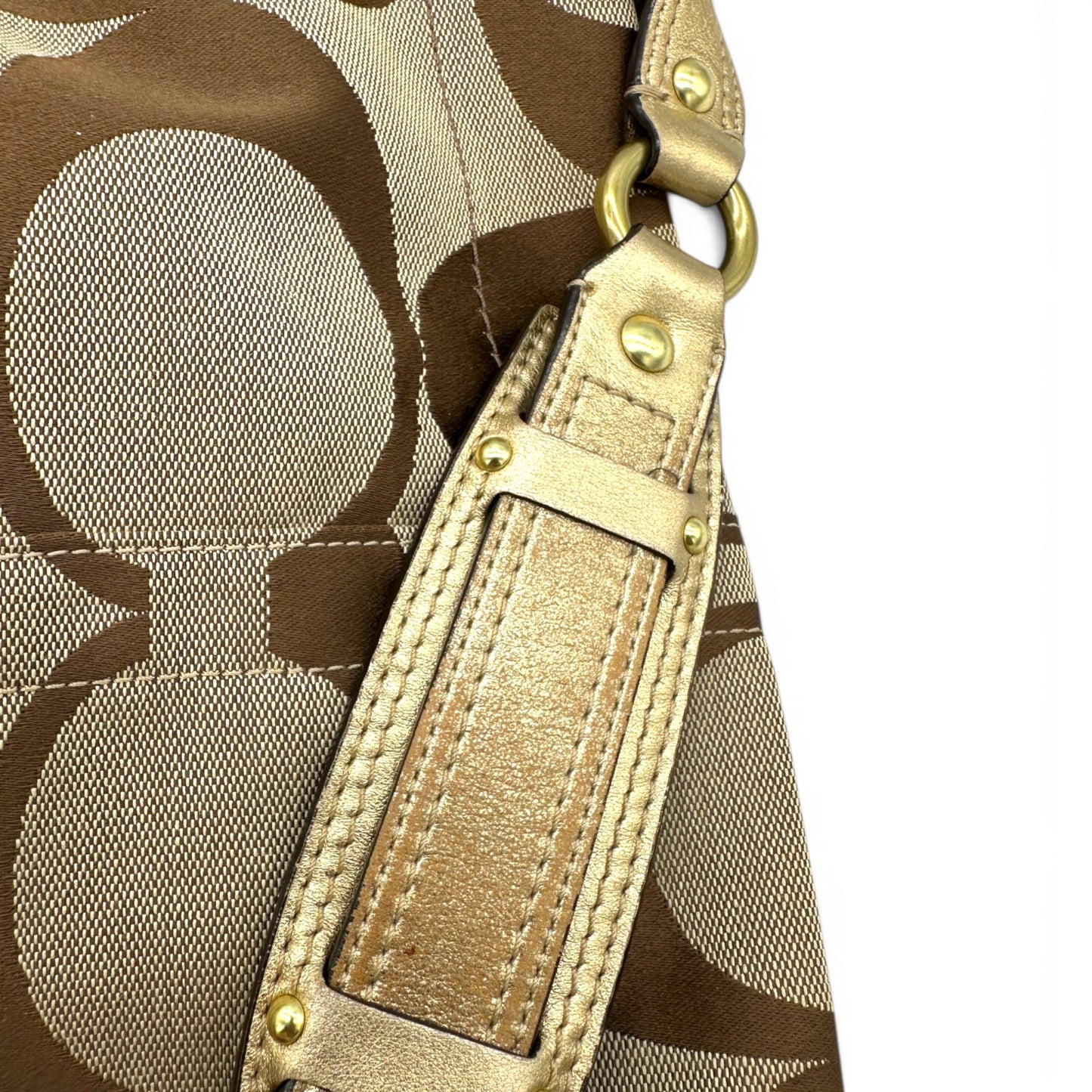 Vintage Coach 10620 Große Carly Schultertasche