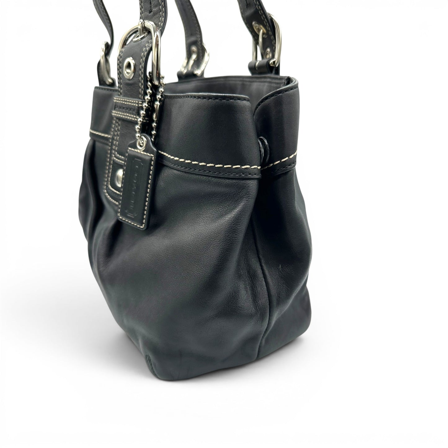 Vintage Coach F13732 Soho Leather Shoulder Bag