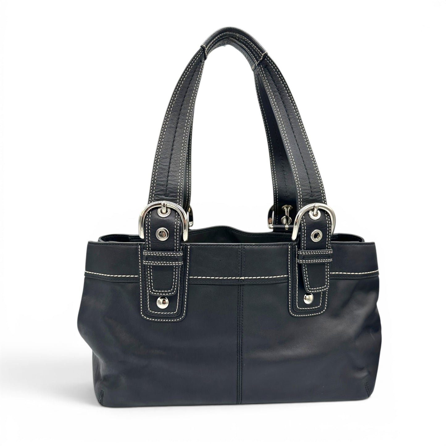 Vintage Coach F13732 Soho Leather Shoulder Bag