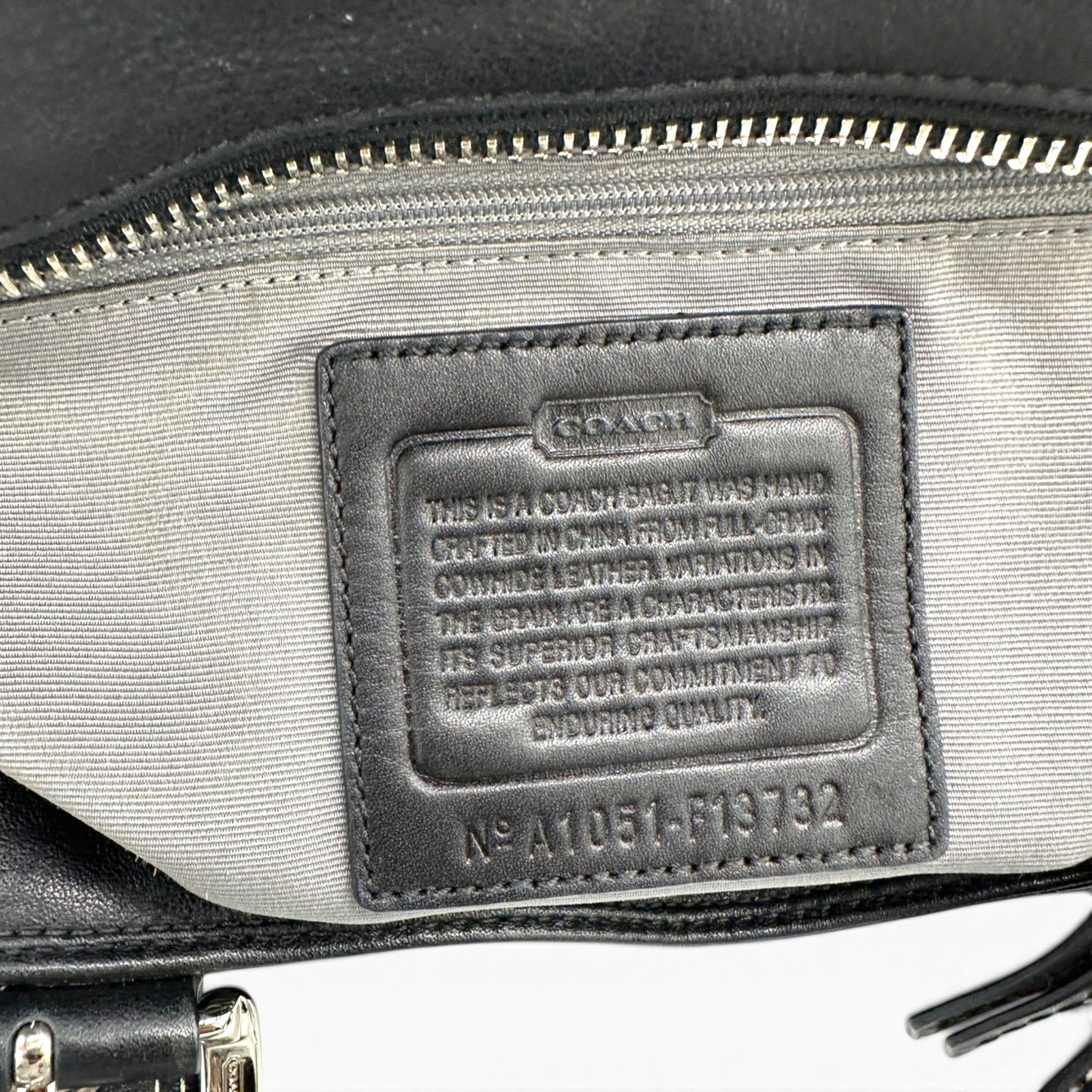 Vintage Coach F13732 Soho Leather Shoulder Bag