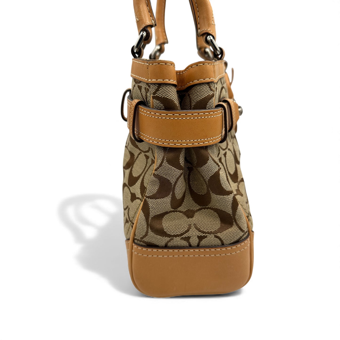 Vintage Coach 8K06 Hampton Clip Handtasche