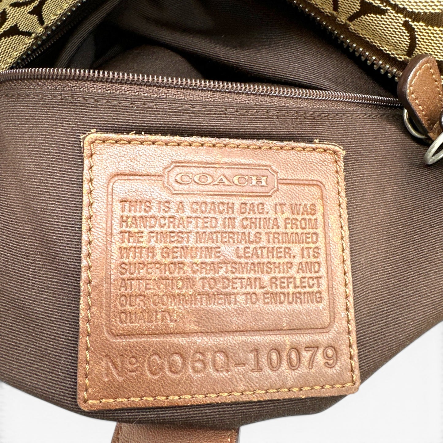 Sac à main vintage Coach F13068 Hampton Clip