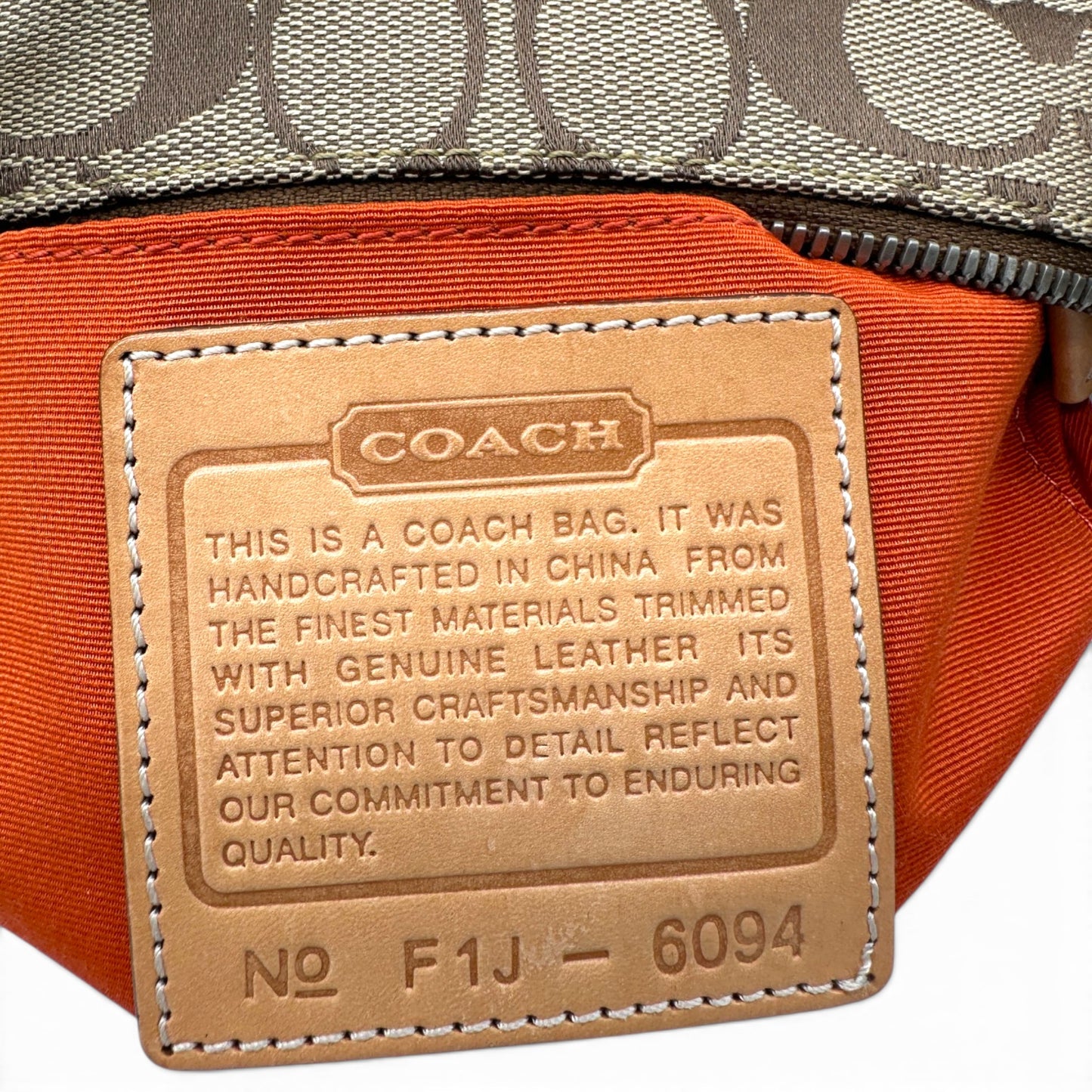 Vintage Coach 6094 Demi Mini Schultertasche