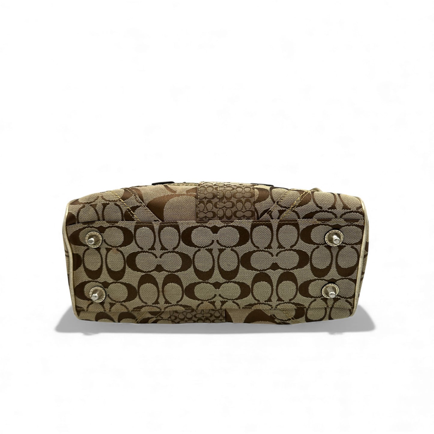 Vintage Coach F12317 Patchwork Soho Mini Boston Shoulder Bag