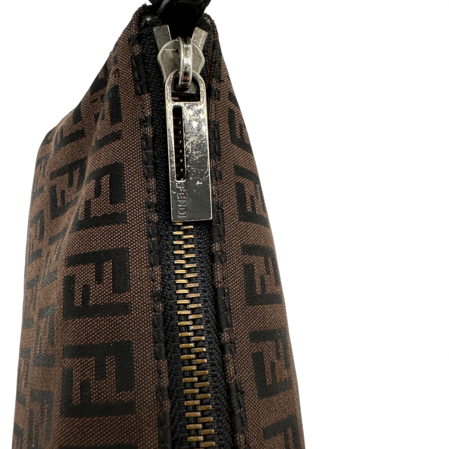 Vintage Fendi Zucchino Pochette Shoulder Bag