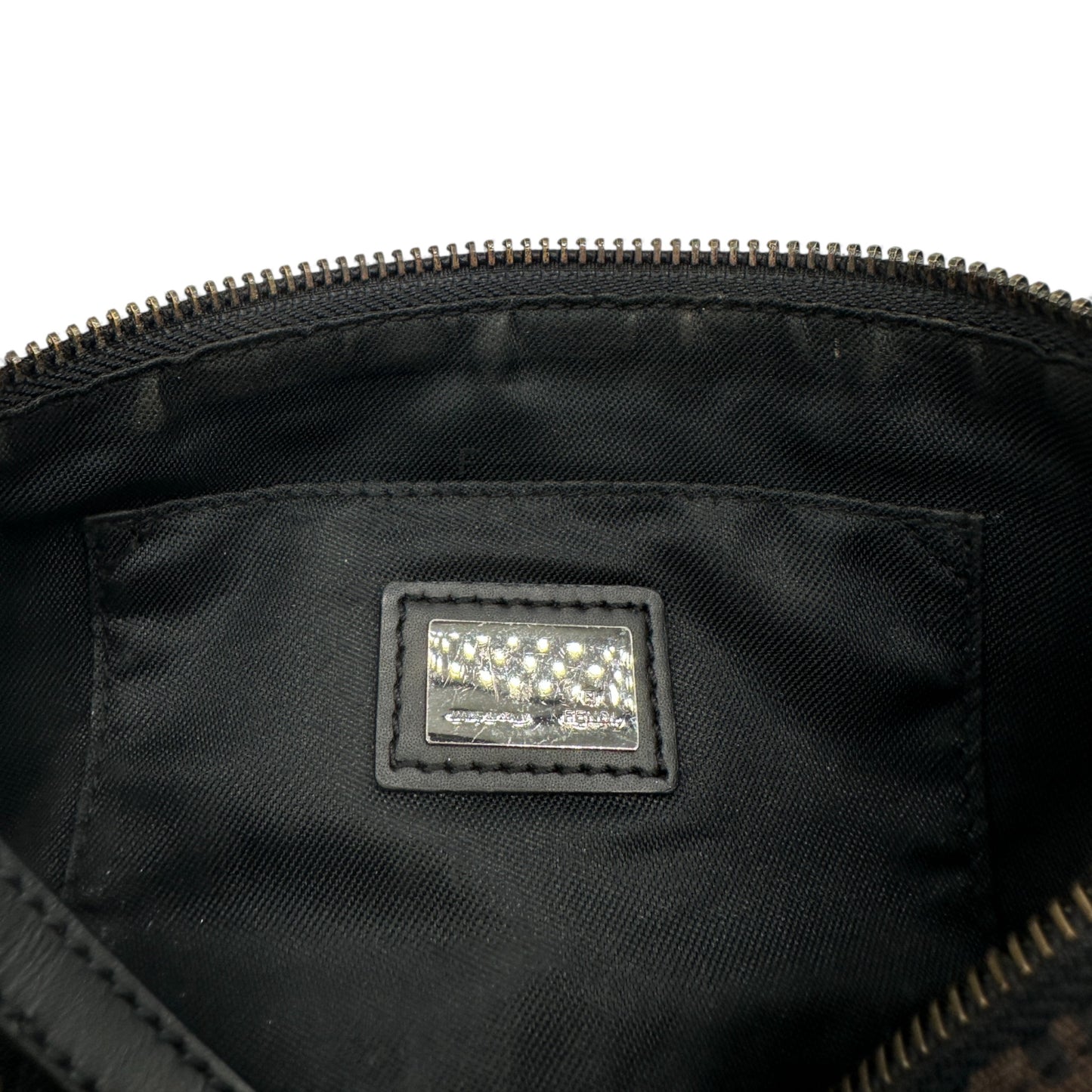 Vintage Fendi Zucchino Pochette Shoulder Bag