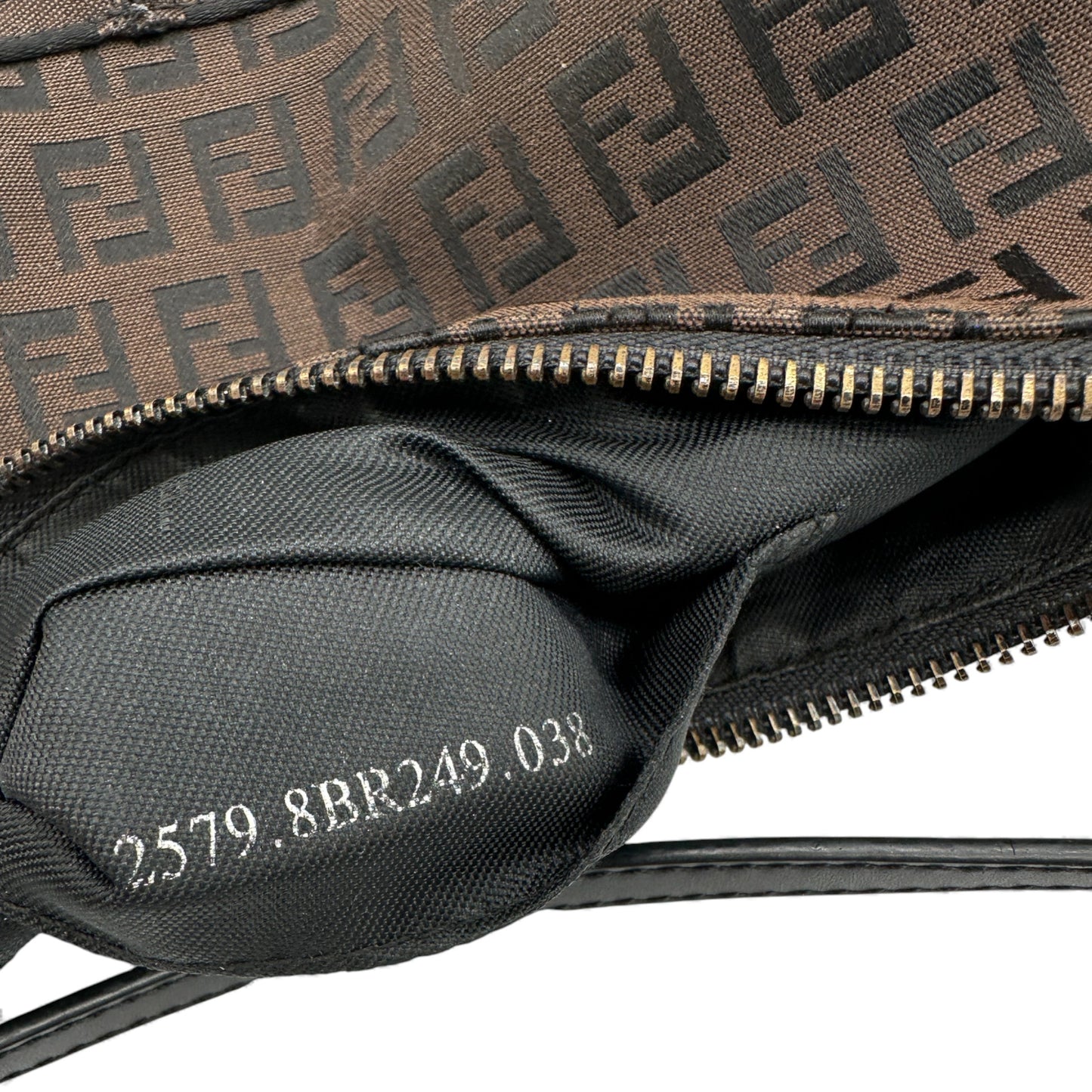 Vintage Fendi Zucchino Pochette Shoulder Bag