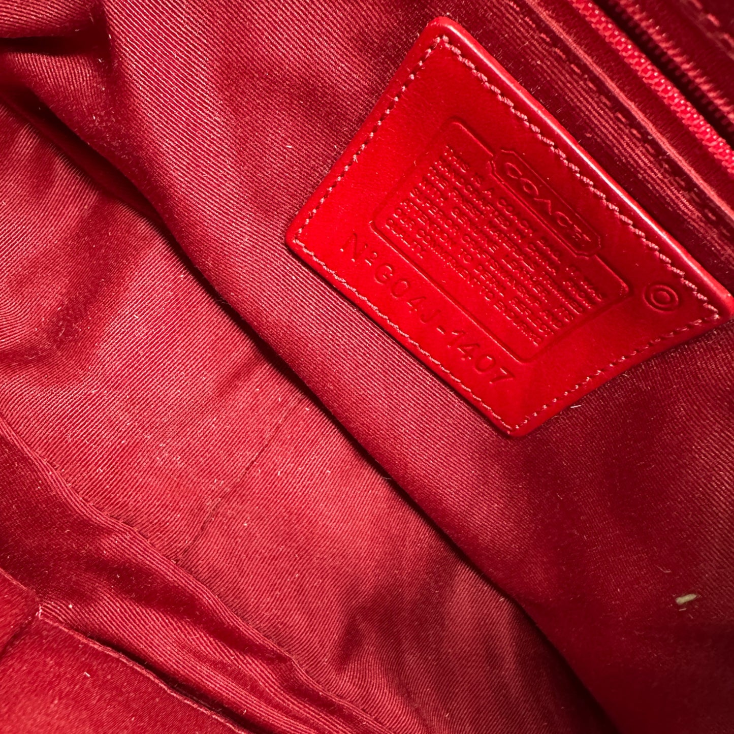 Vintage Coach 1407 Crescent Shoulder Bag