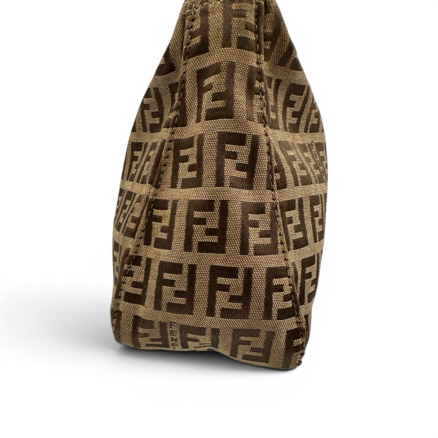 Vintage Fendi Zucchino Pouch Handbag