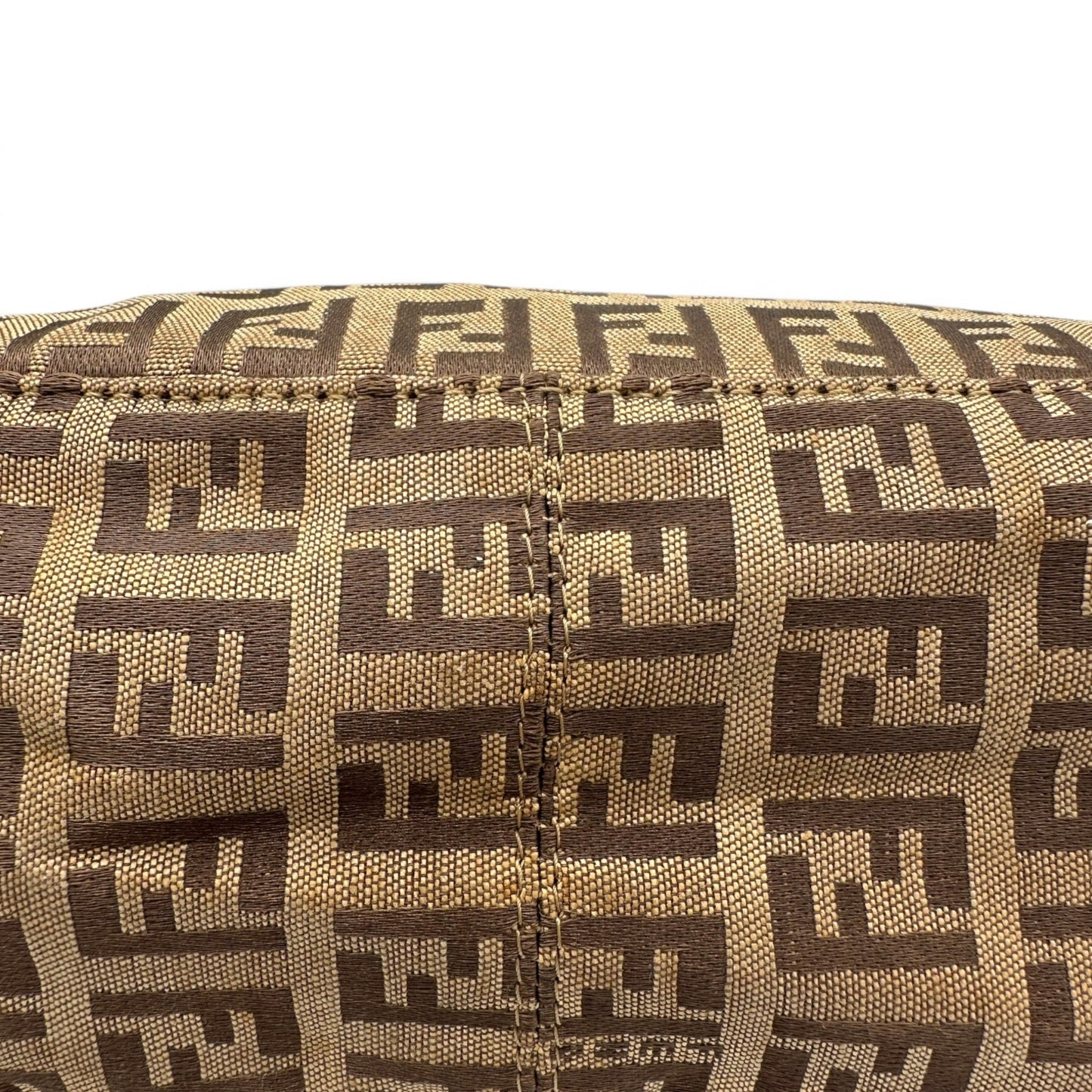 Vintage Fendi Zucchino Pouch Handbag