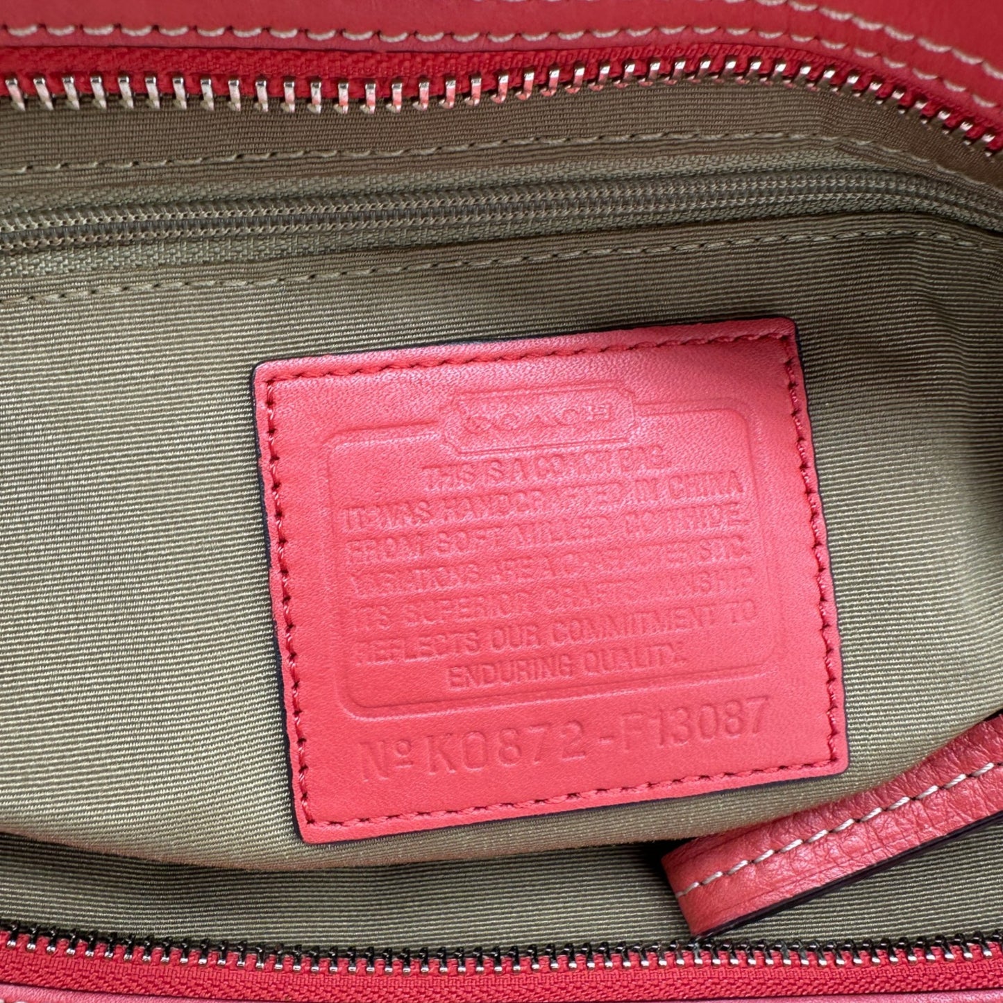 Sac à main vintage Coach F13087 Hampton Clip
