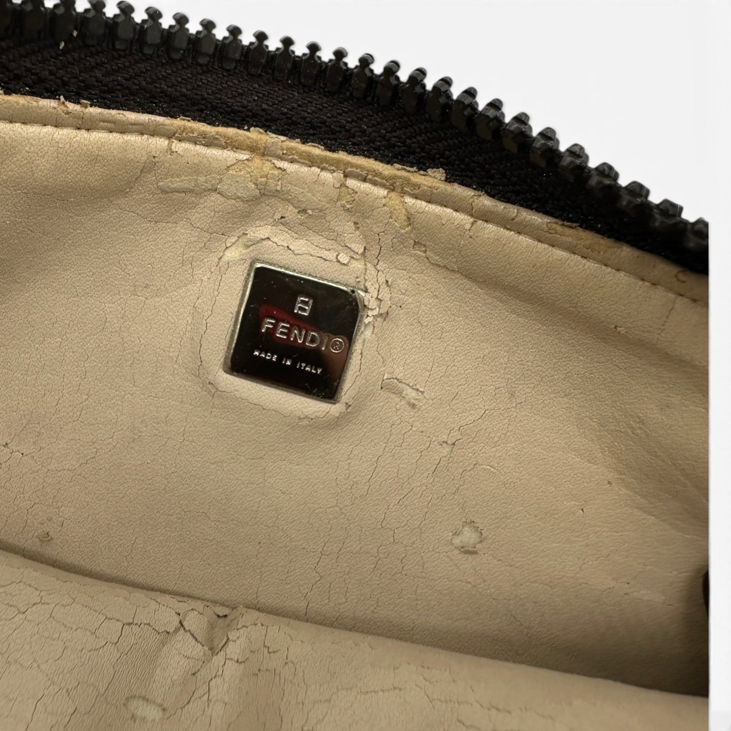 Vintage Fendi Zucchino Pouch Handtasche
