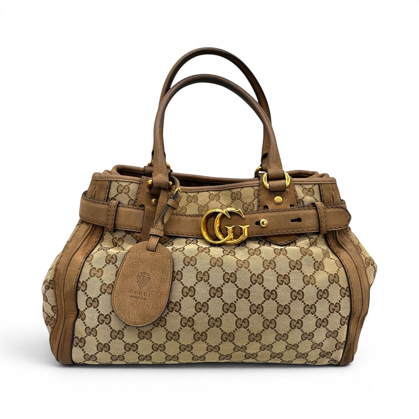 Vintage Gucci GG Canvas Running Tote
