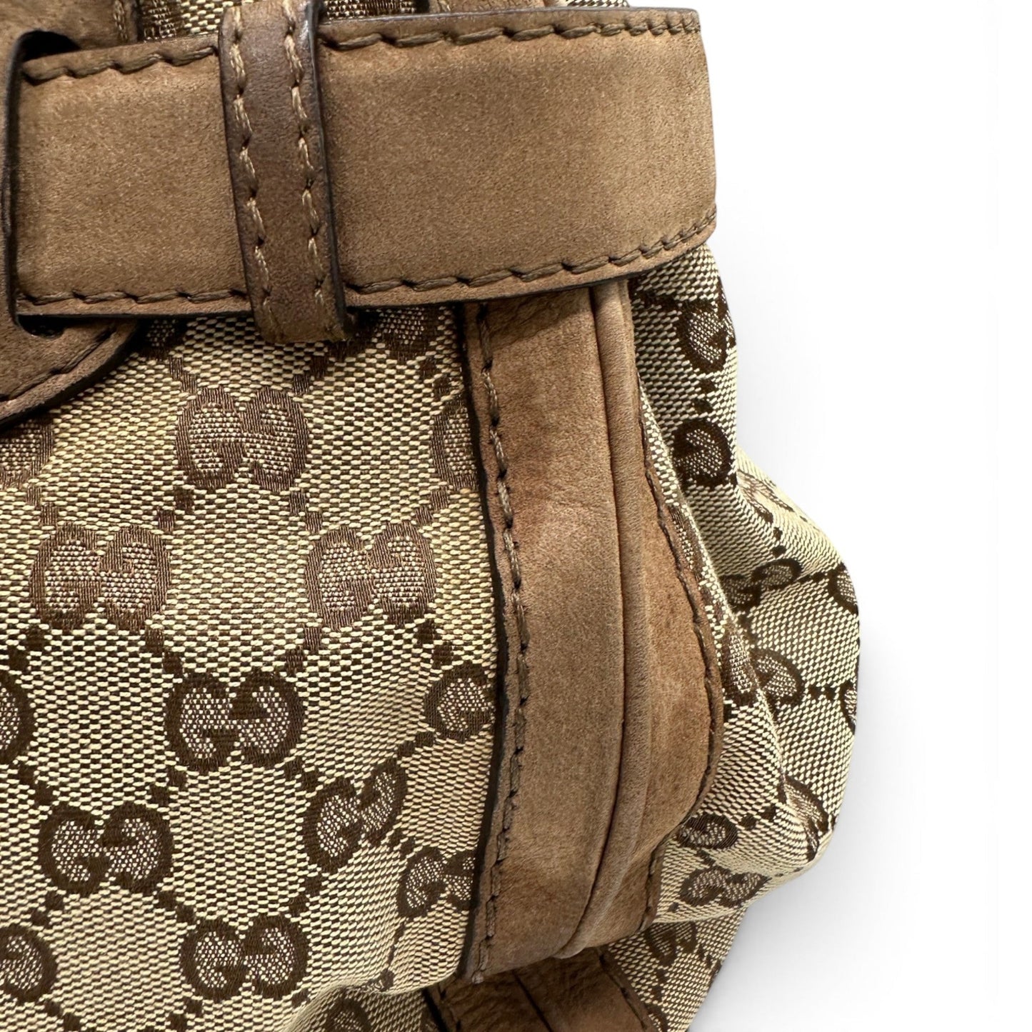 Vintage Gucci GG Canvas Running Tote