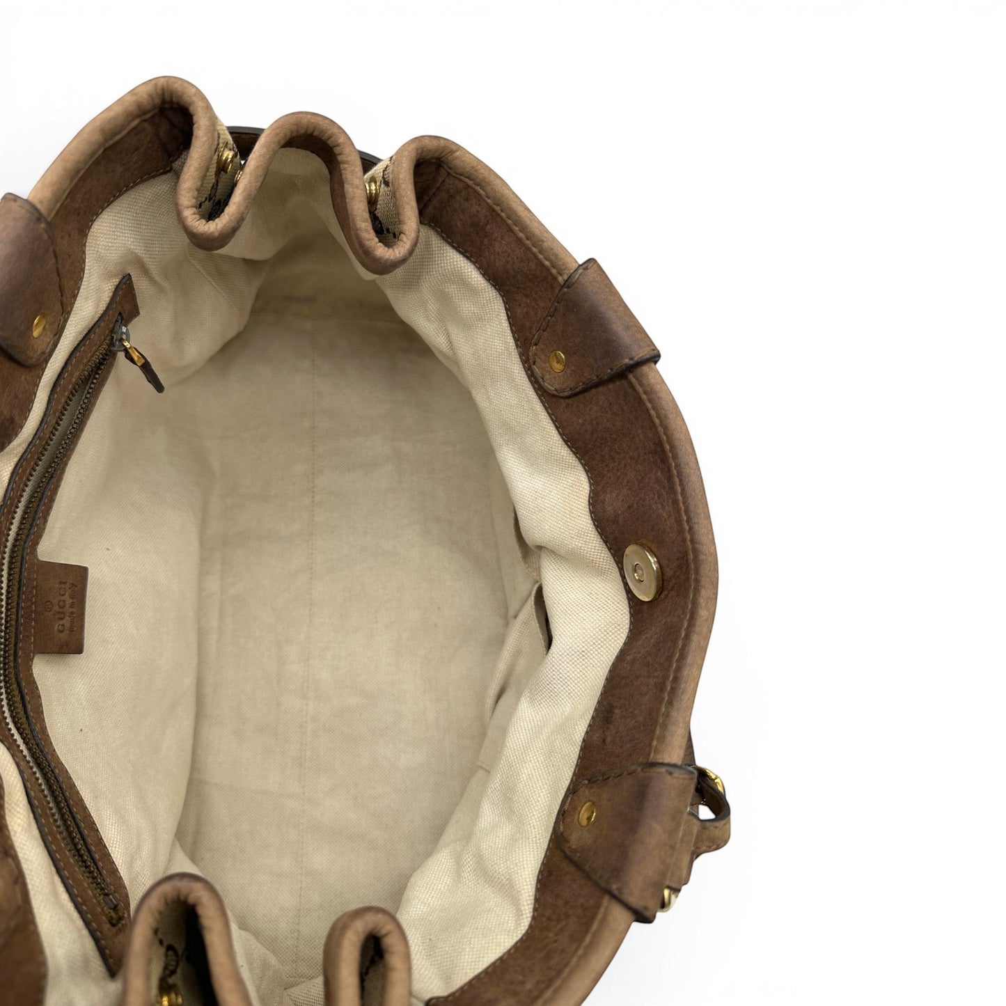 Vintage Gucci GG Canvas Running Tote