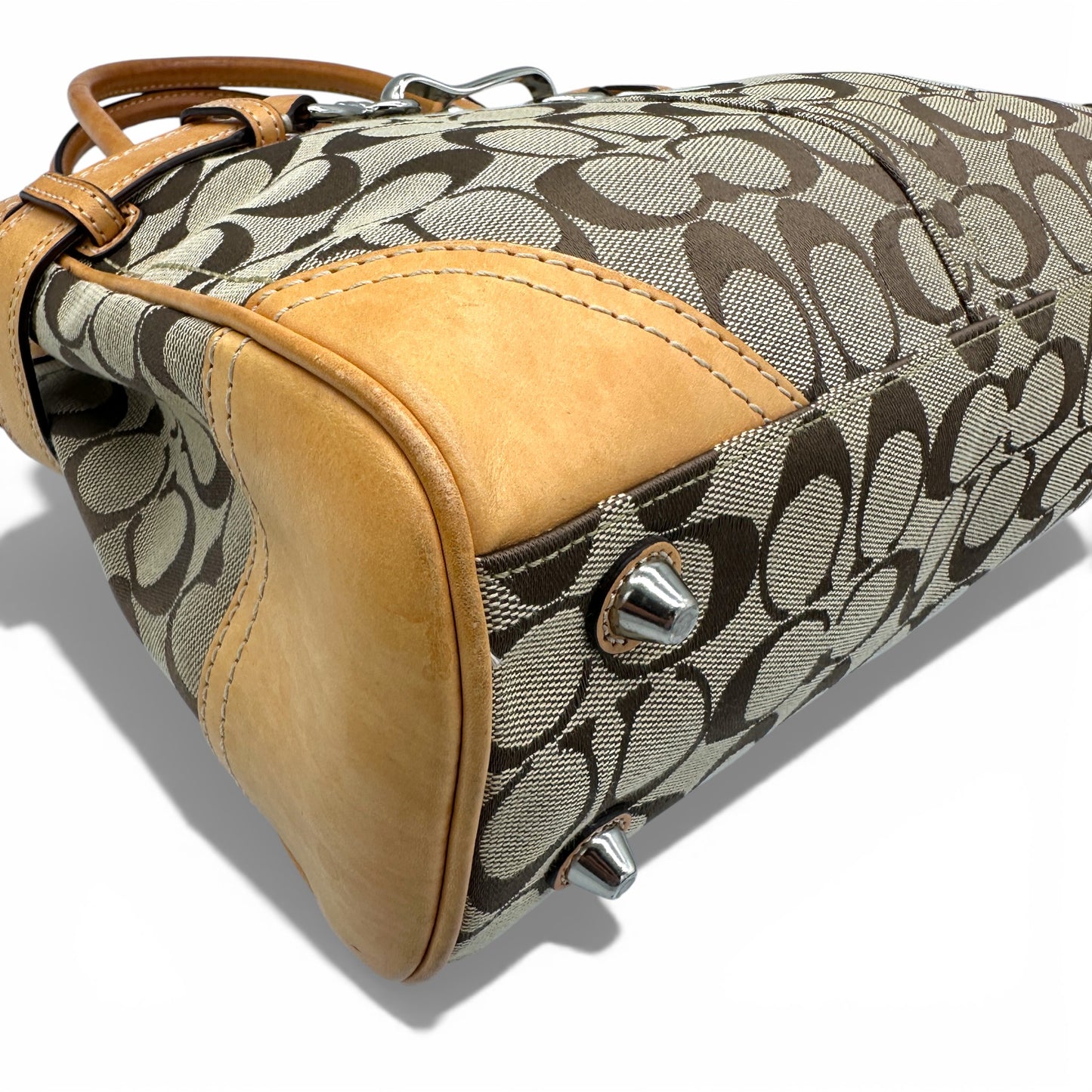 Vintage Coach F08K06 Hampton Clip Tote Handtasche