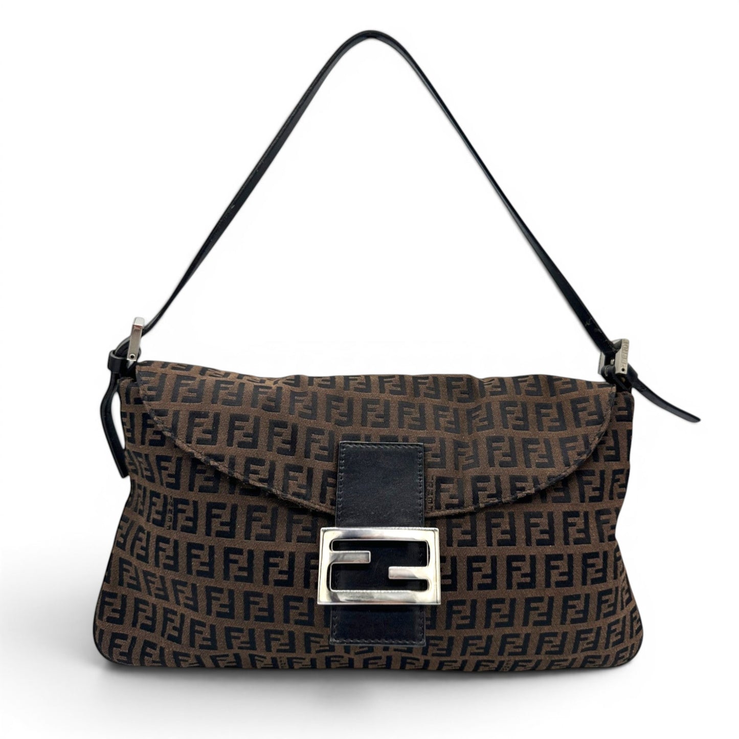 Sac bandoulière Fendi Baguette vintage monogramme Zucchino