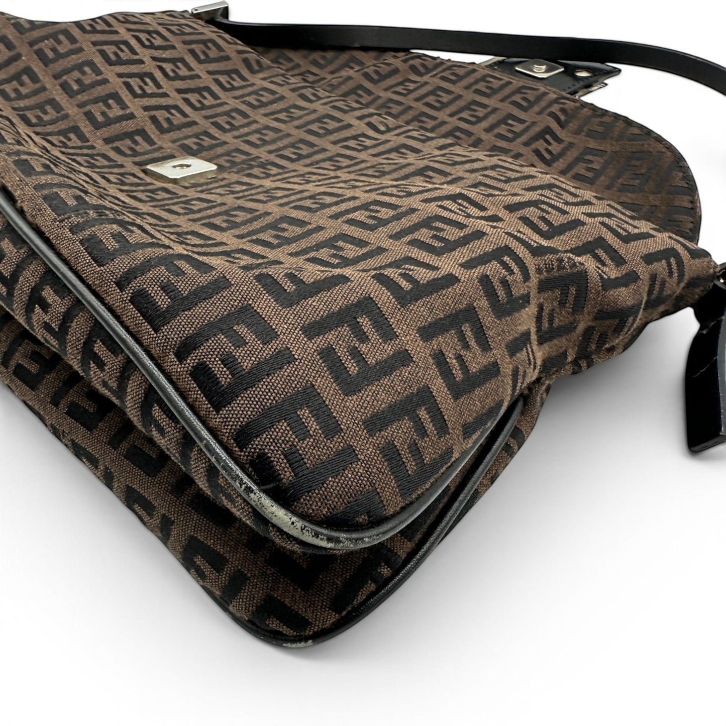 Sac bandoulière Fendi Baguette vintage monogramme Zucchino
