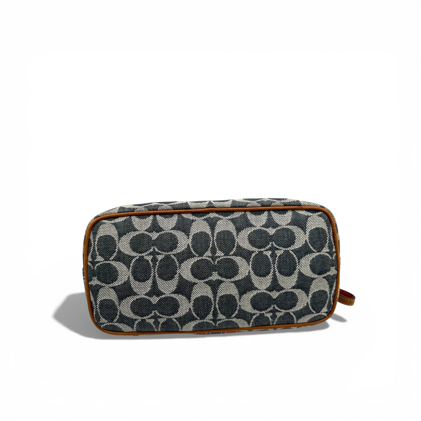 Vintage Coach 7022 Denim Monogram Schultertasche