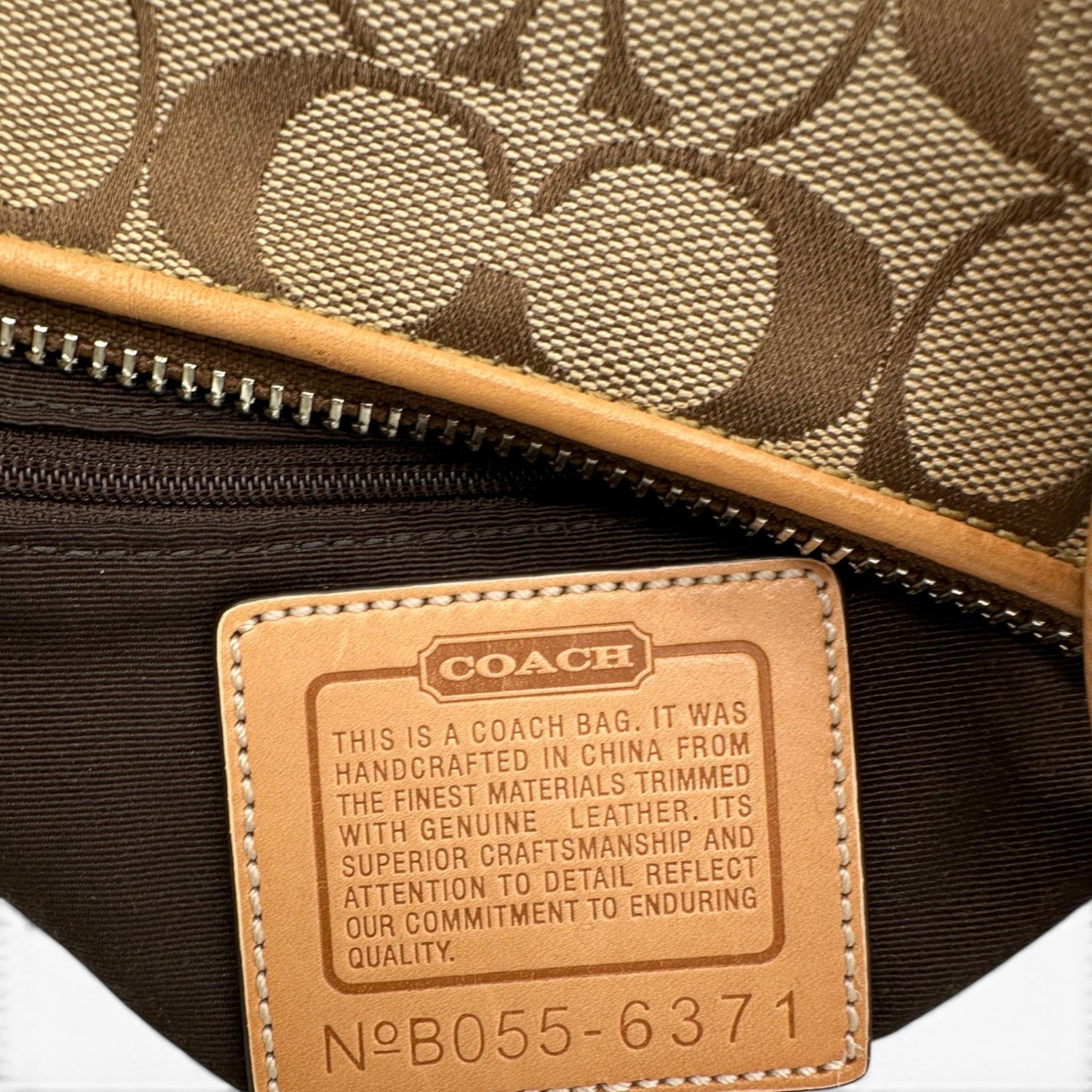 Vintage Coach 6371 Baguette Shoulder Bag
