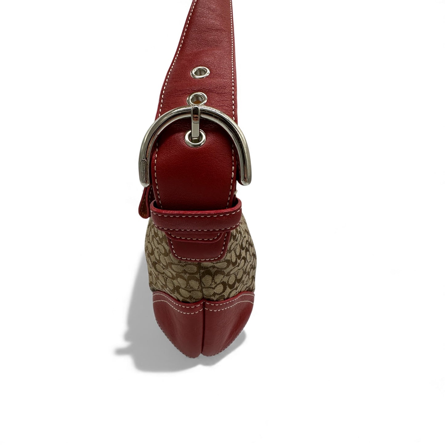 Vintage Coach 6351 Red Soho Shoulder Bag