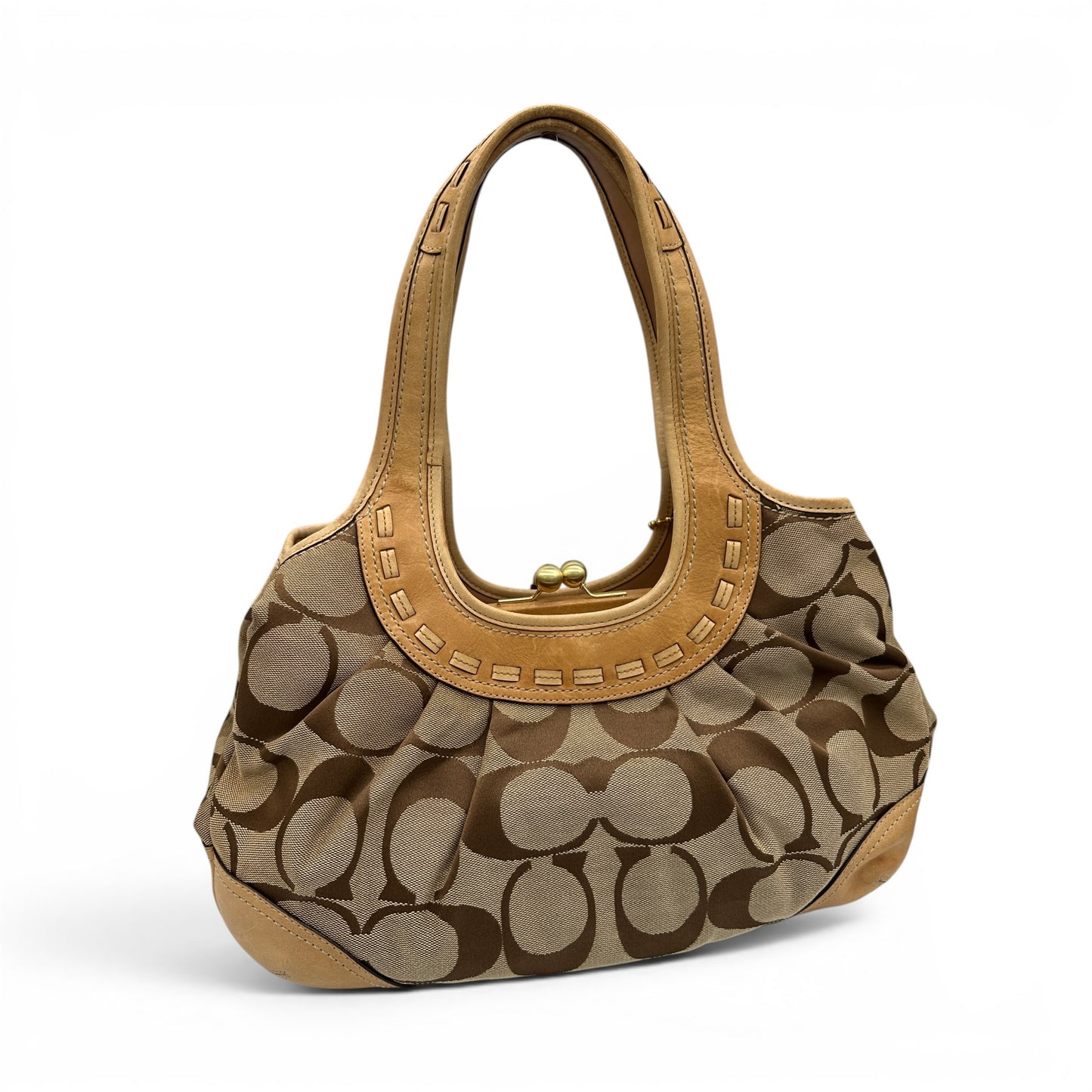 Vintage Coach 12232 Pleated Ergo Shoulder Bag