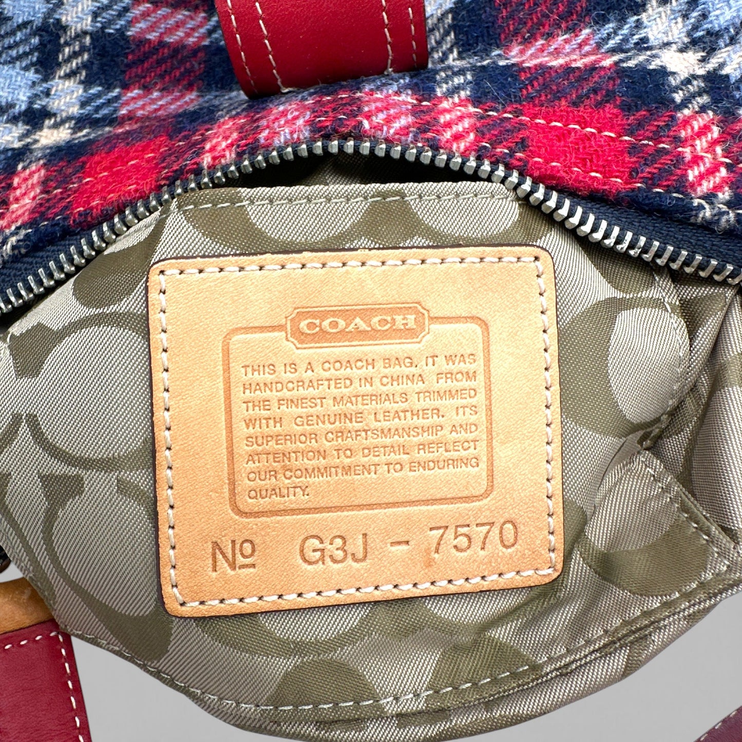 Sac bandoulière vintage Coach 7570 Demi Soho