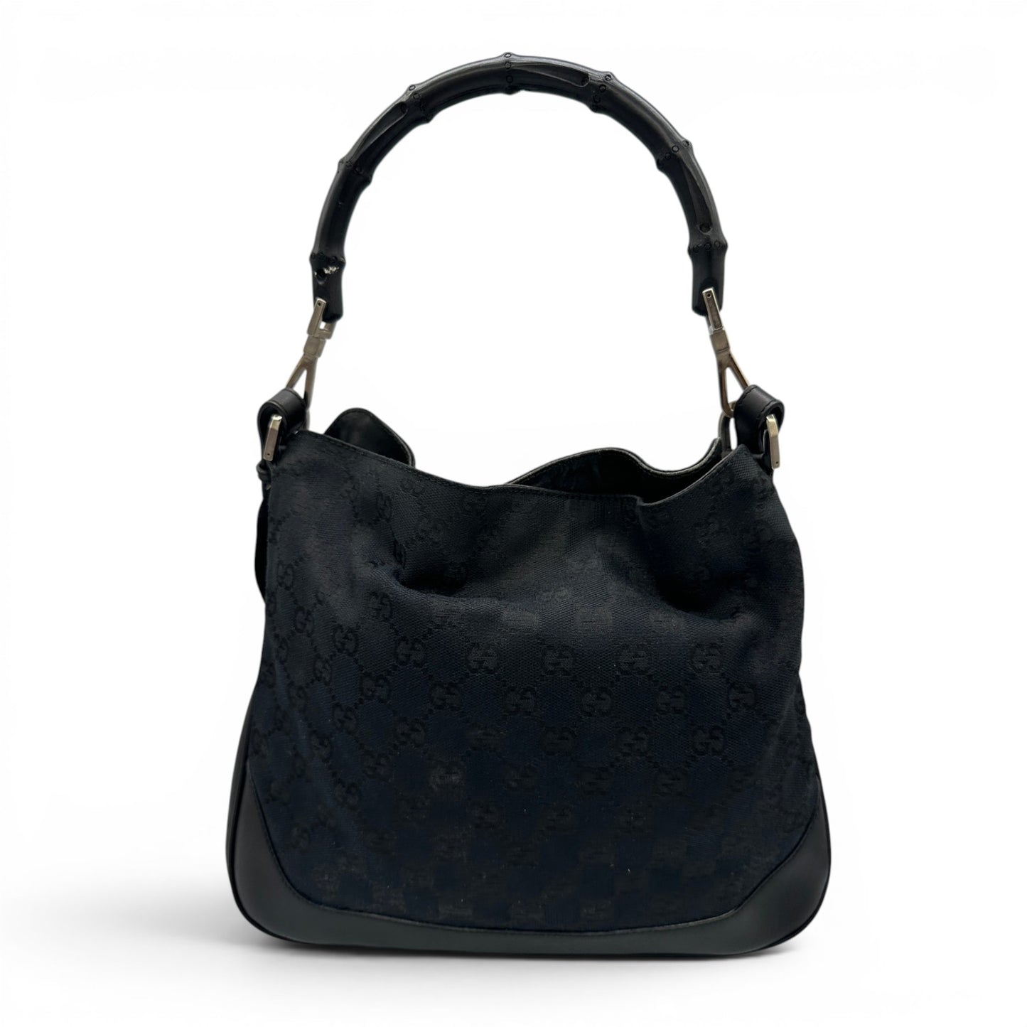 Vintage Gucci Wildleder Bambus 001-1014 Handtasche