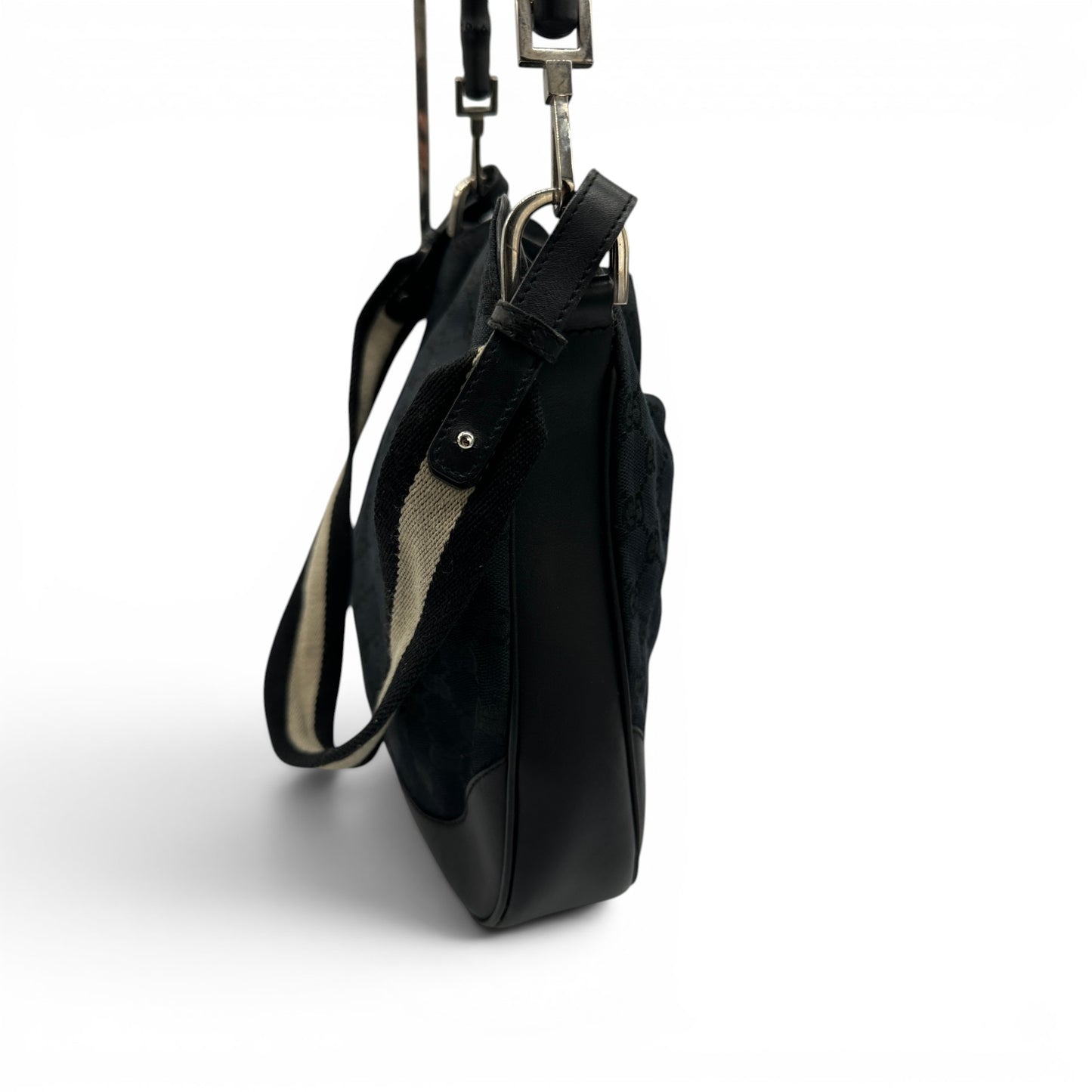 Vintage Gucci Wildleder Bambus 001-1014 Handtasche