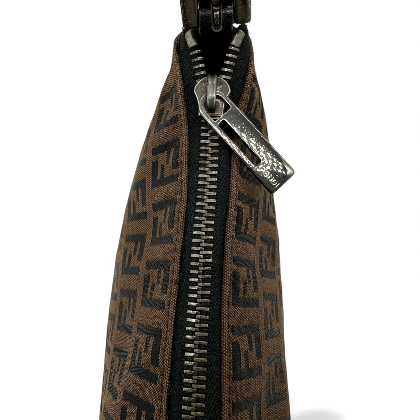 Vintage Fendi Zucchino Baguette Shoulder Bag