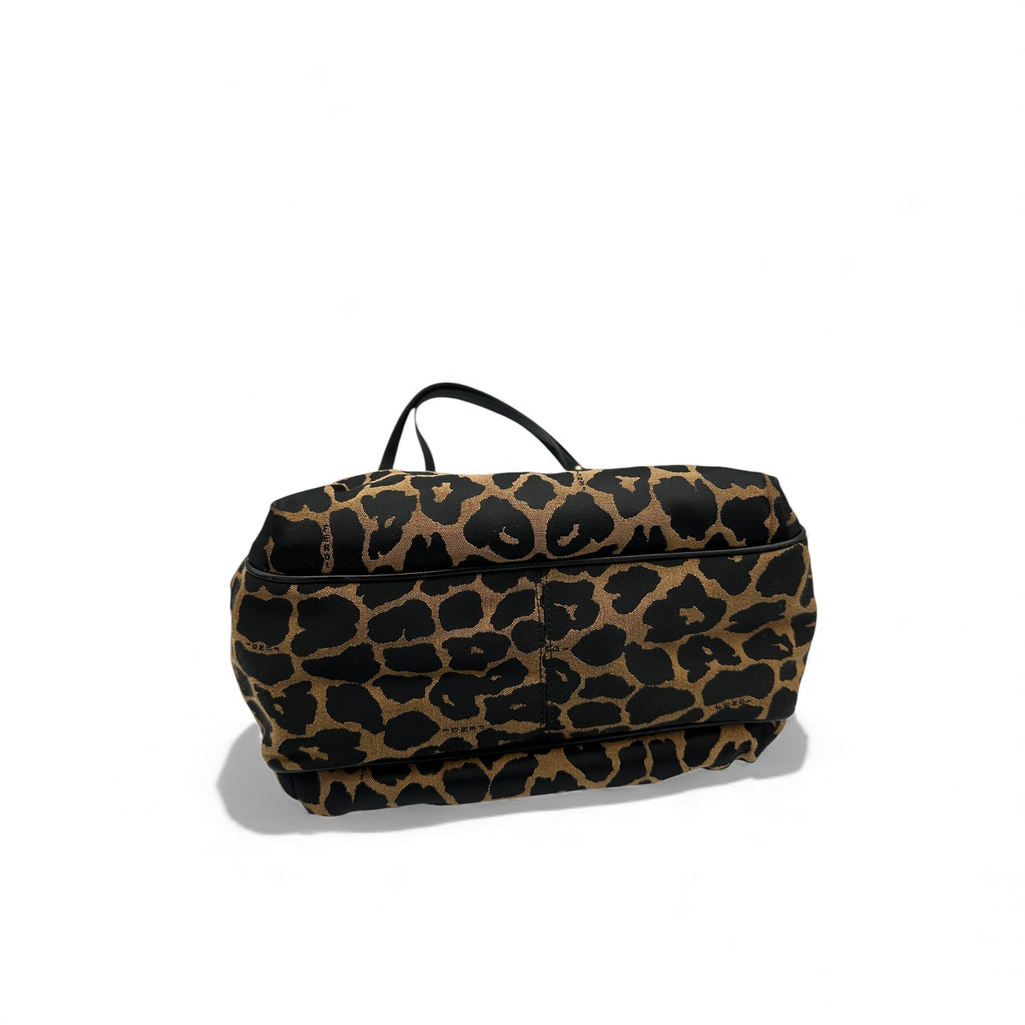 Vintage Fendi Leopard Print Chef Tote