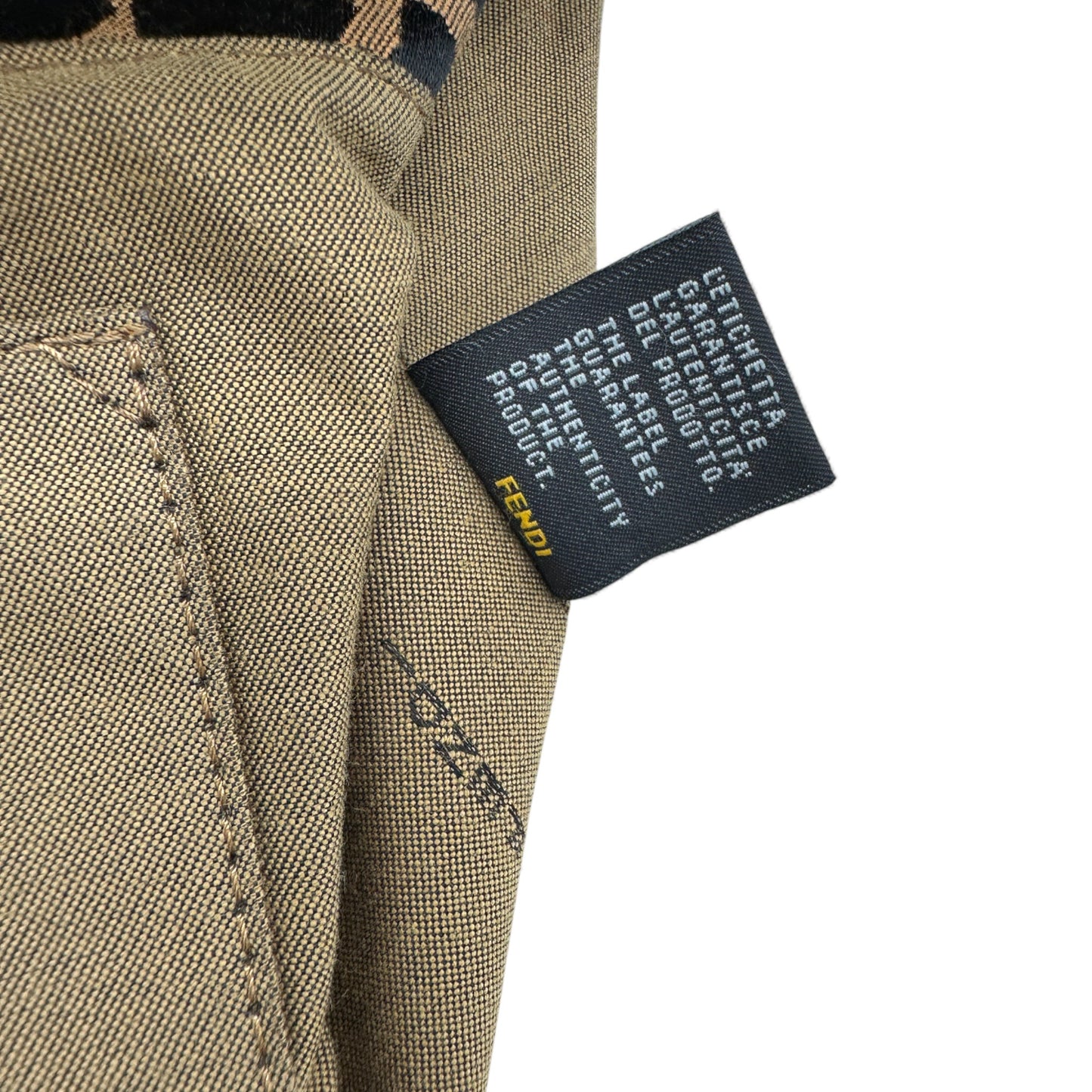 Vintage Fendi Leopard Print Chef Tote