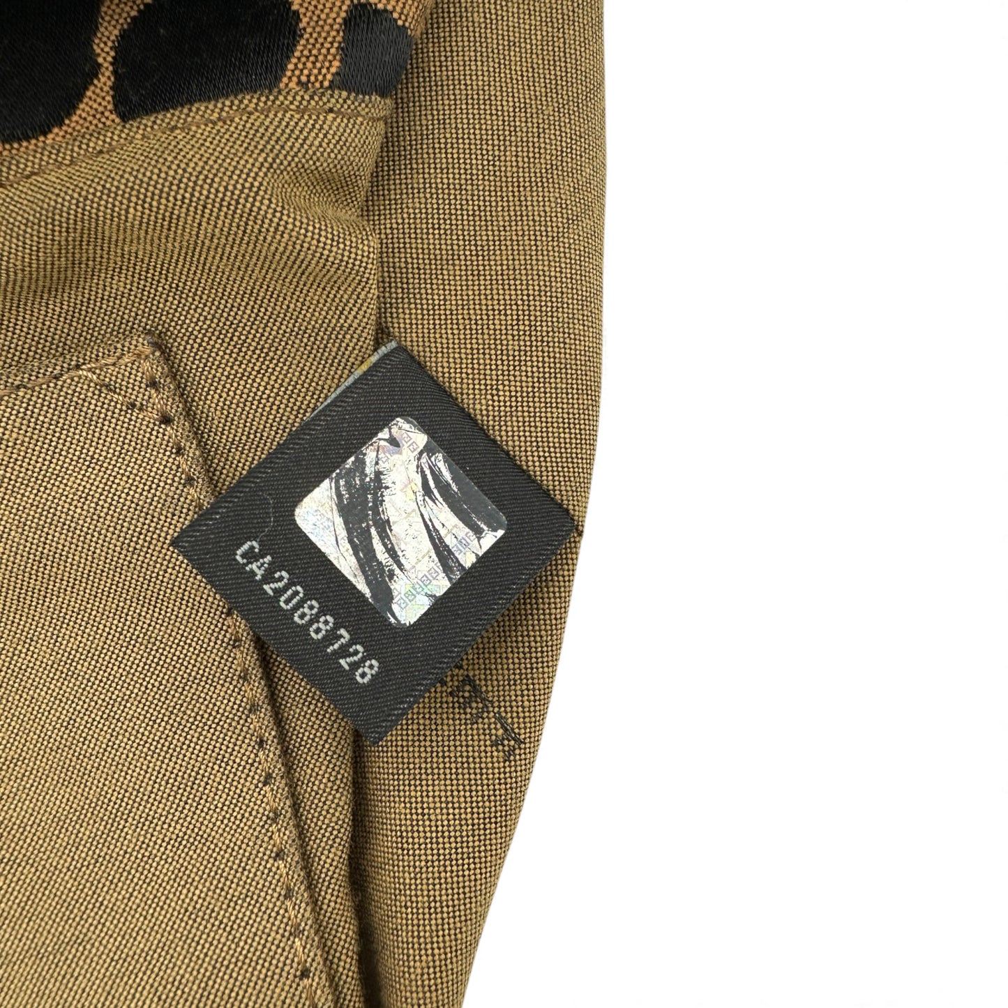 Vintage Fendi Leopard Print Chef Tote