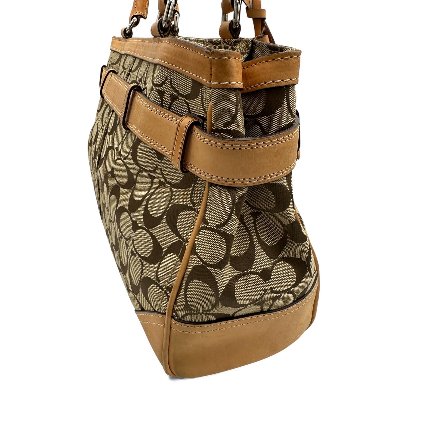 Vintage Coach F08K07 Hampton Clip Tote Handtasche