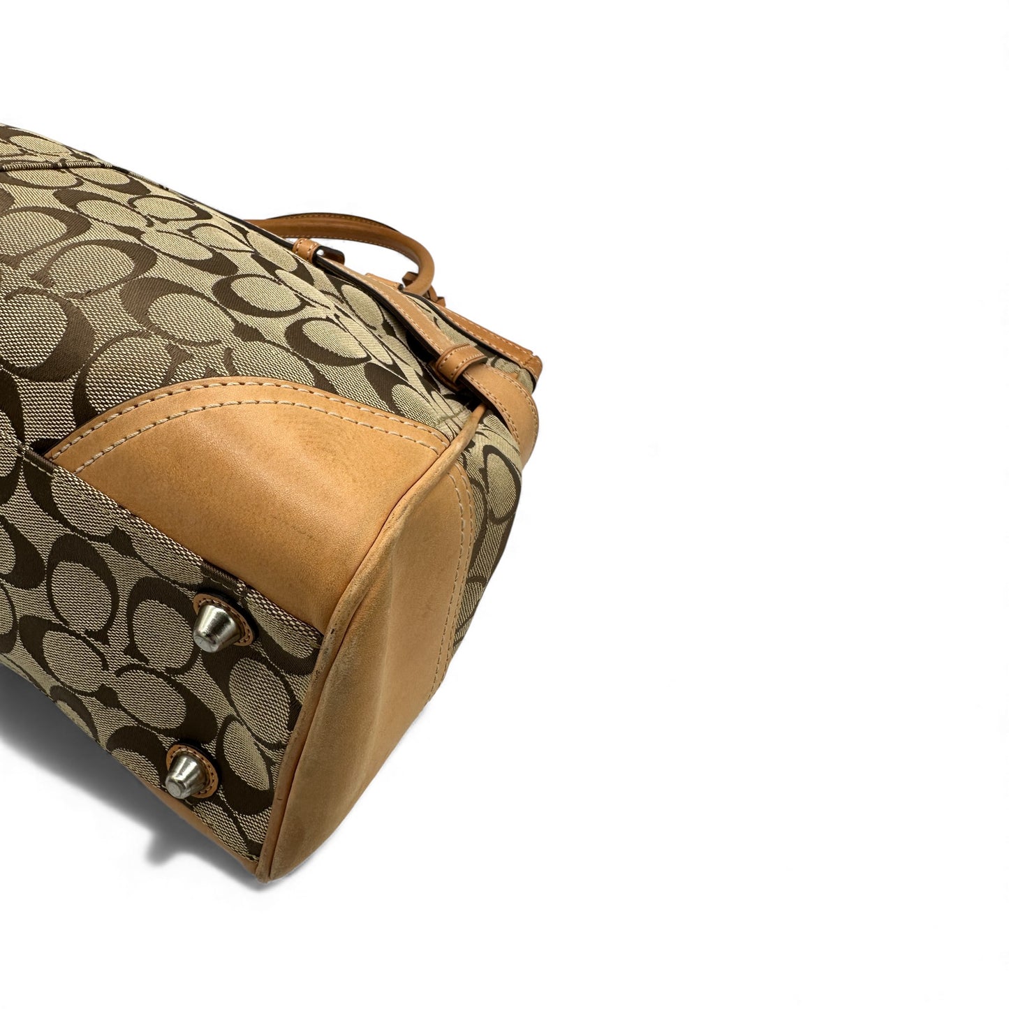 Vintage Coach F08K07 Hampton Clip Tote Handtasche