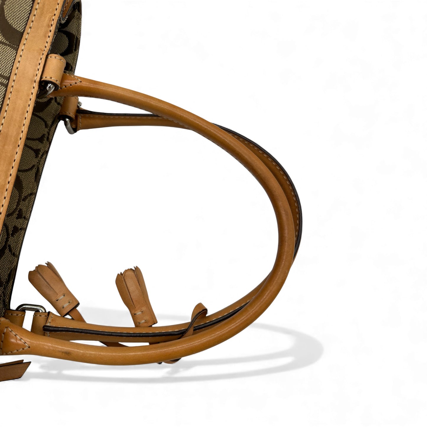 Vintage Coach F08K07 Hampton Clip Tote Handtasche