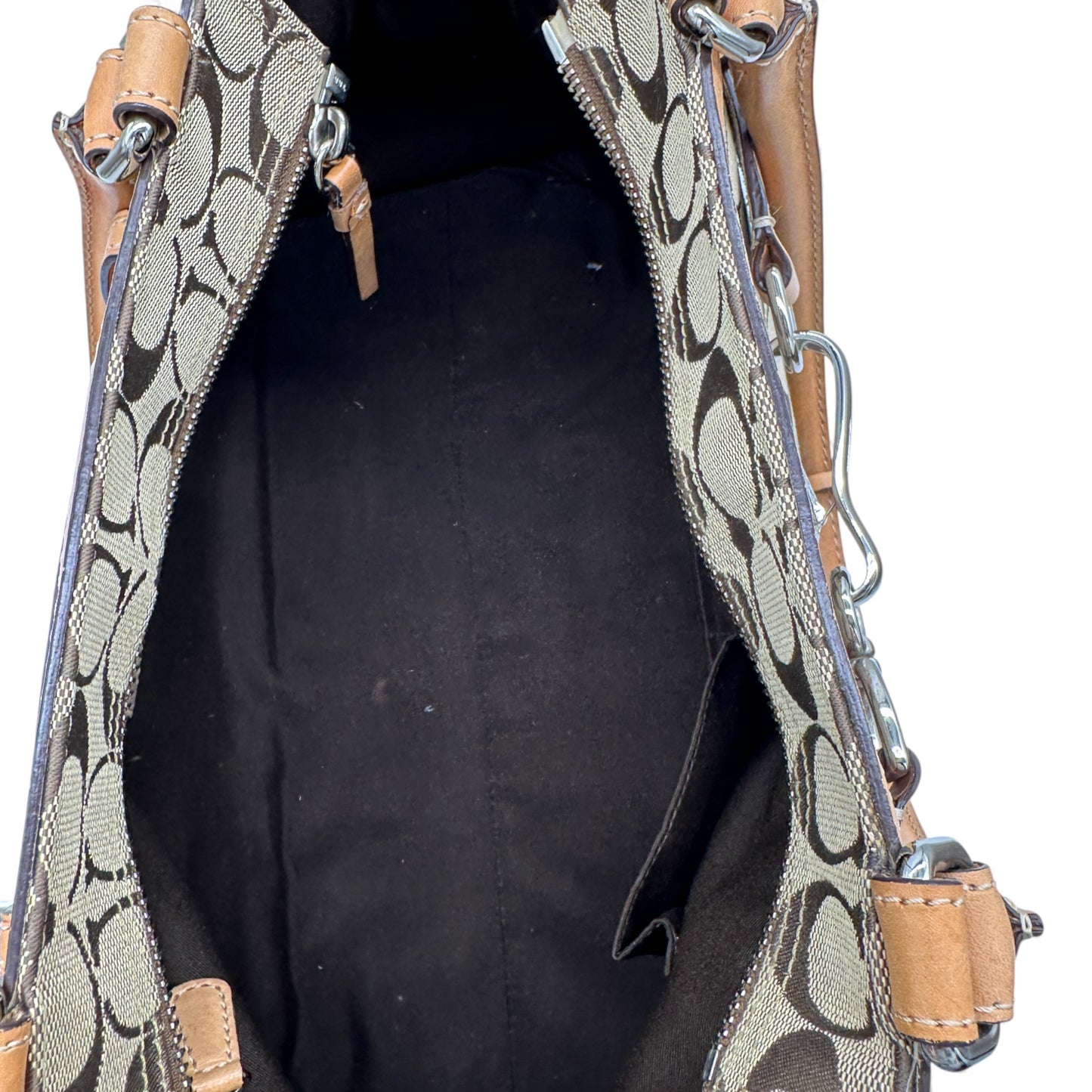 Vintage Coach F08K07 Hampton Clip Tote Handtasche