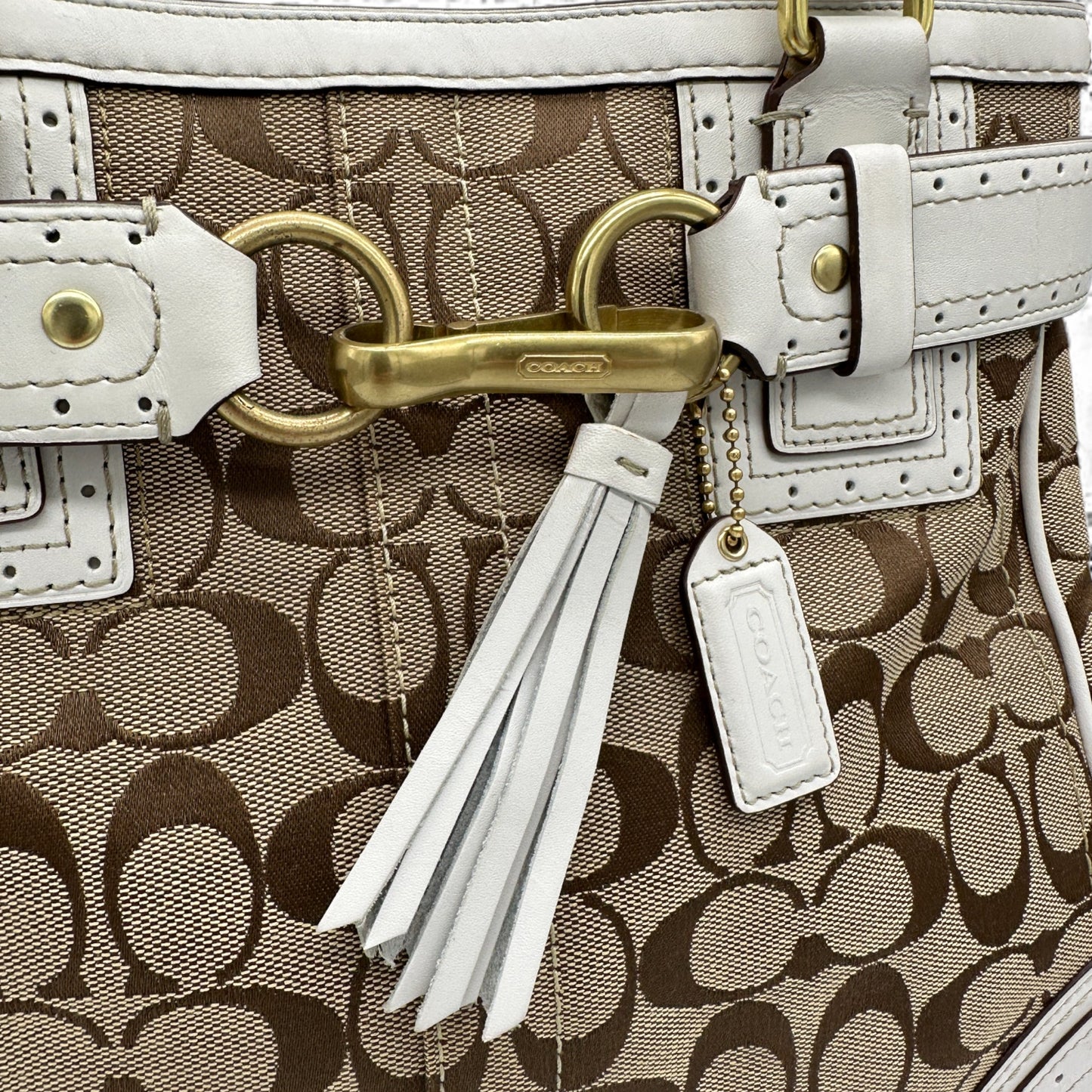 Vintage Coach 10509 Hampton Clip Handtasche