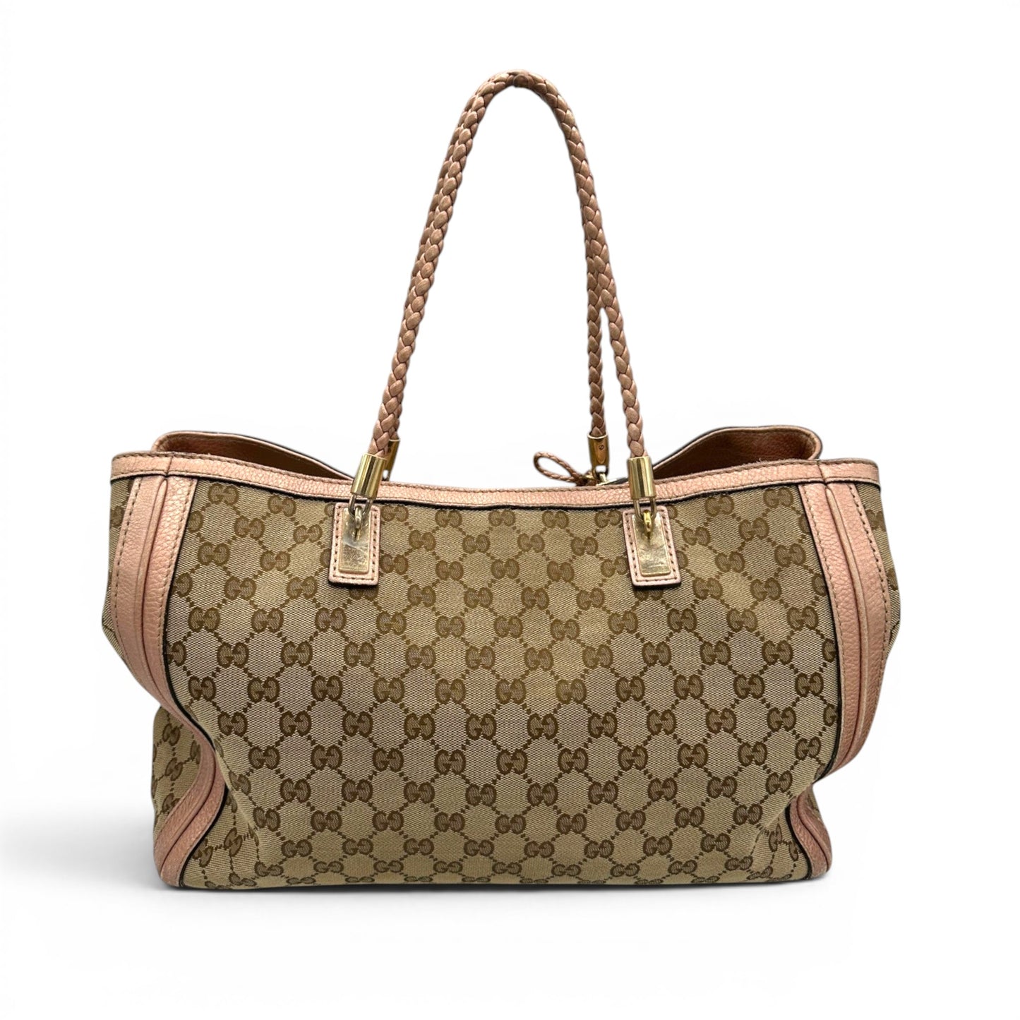 Vintage Gucci Bella Bamboo Tote Bag