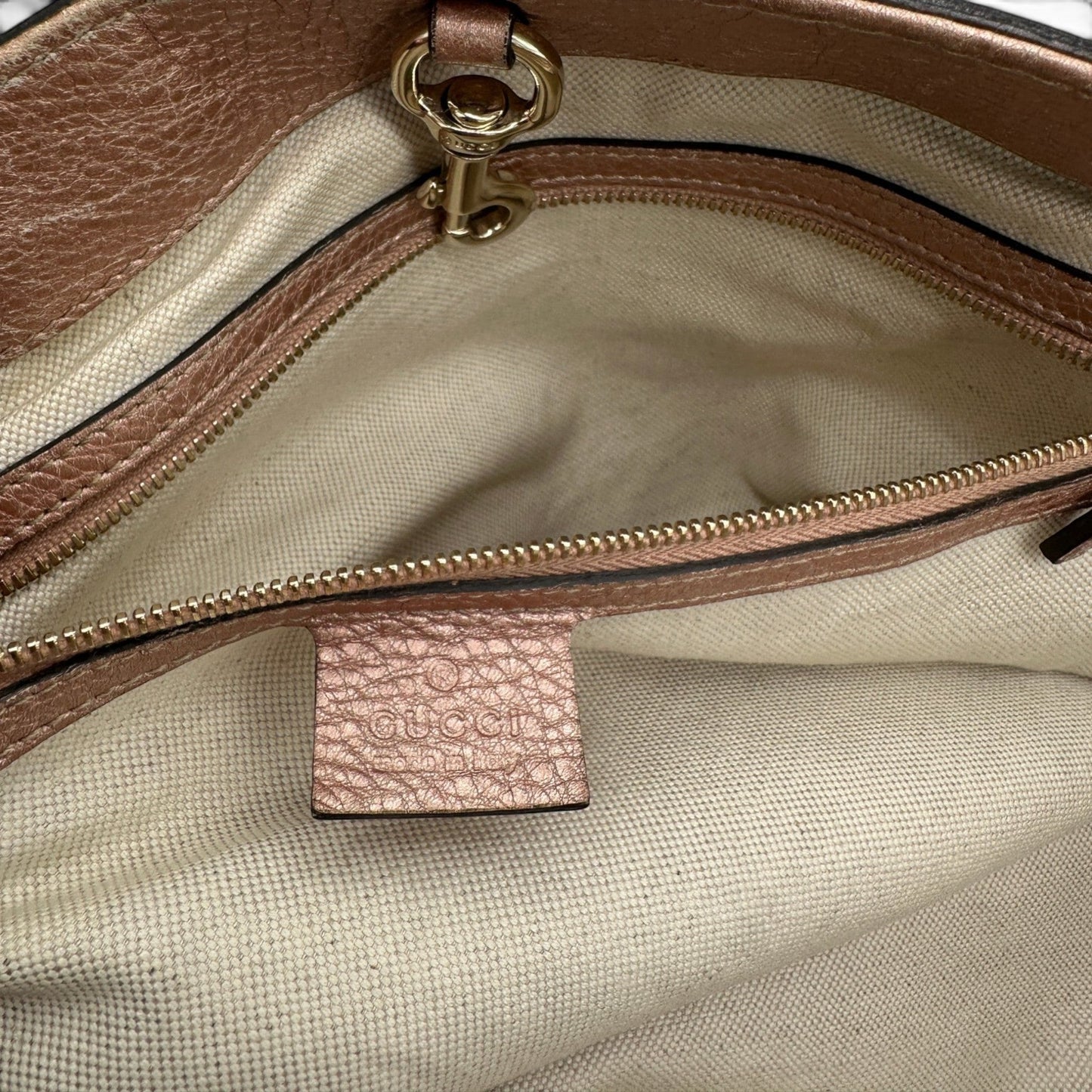 Vintage Gucci Bella Bamboo Tote Bag