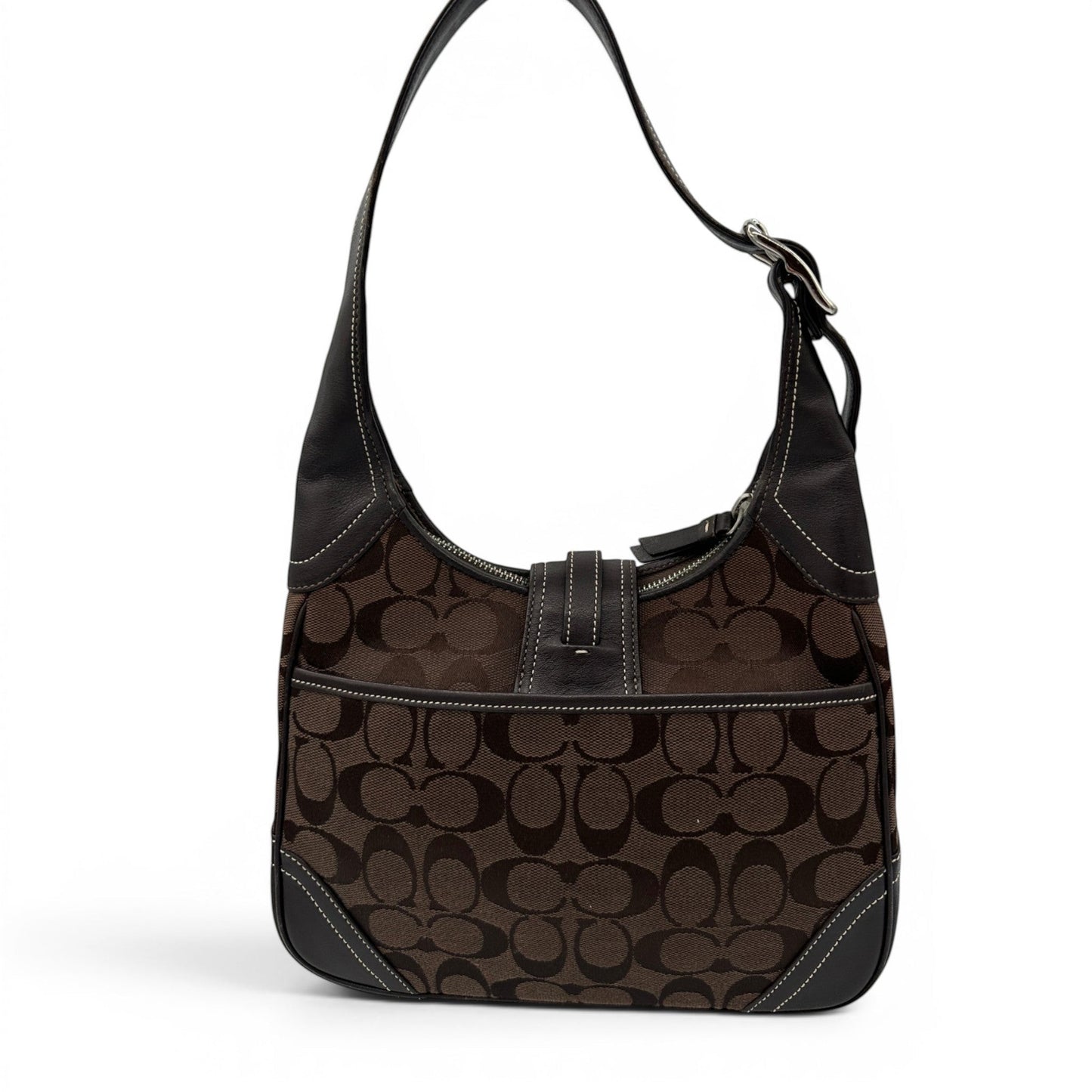 Vintage Coach 8K02 Hampton Clip Shoulder Bag